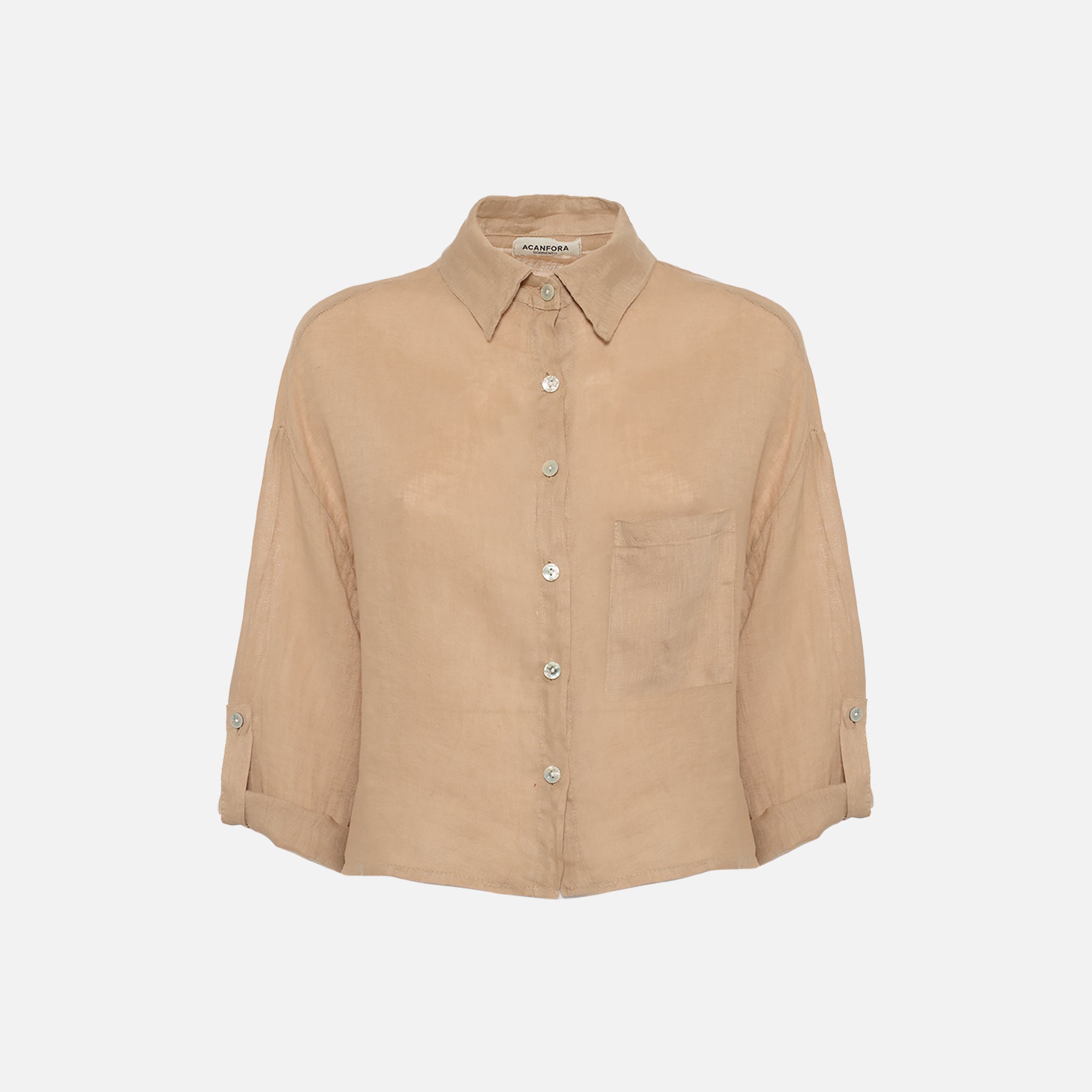 ACANFORA CAMICIA CORTA LINO