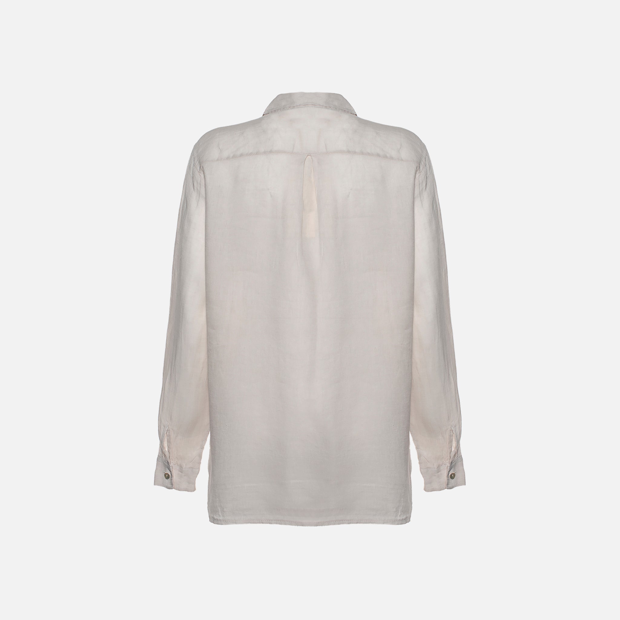 ACANFORA CAMICIA CON COLLO LINO