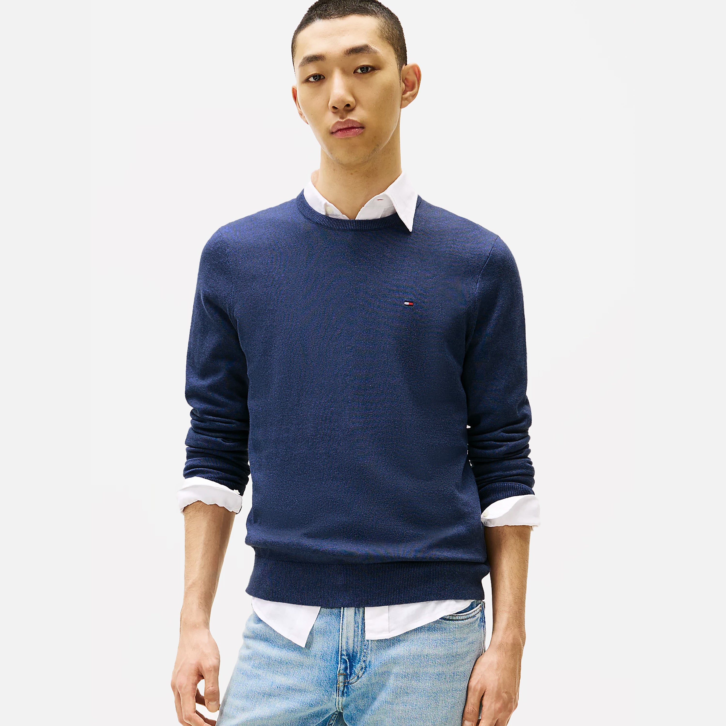 TOMMY HILFIGER MAGLIONE ESSENTIAL SSNL COTTO