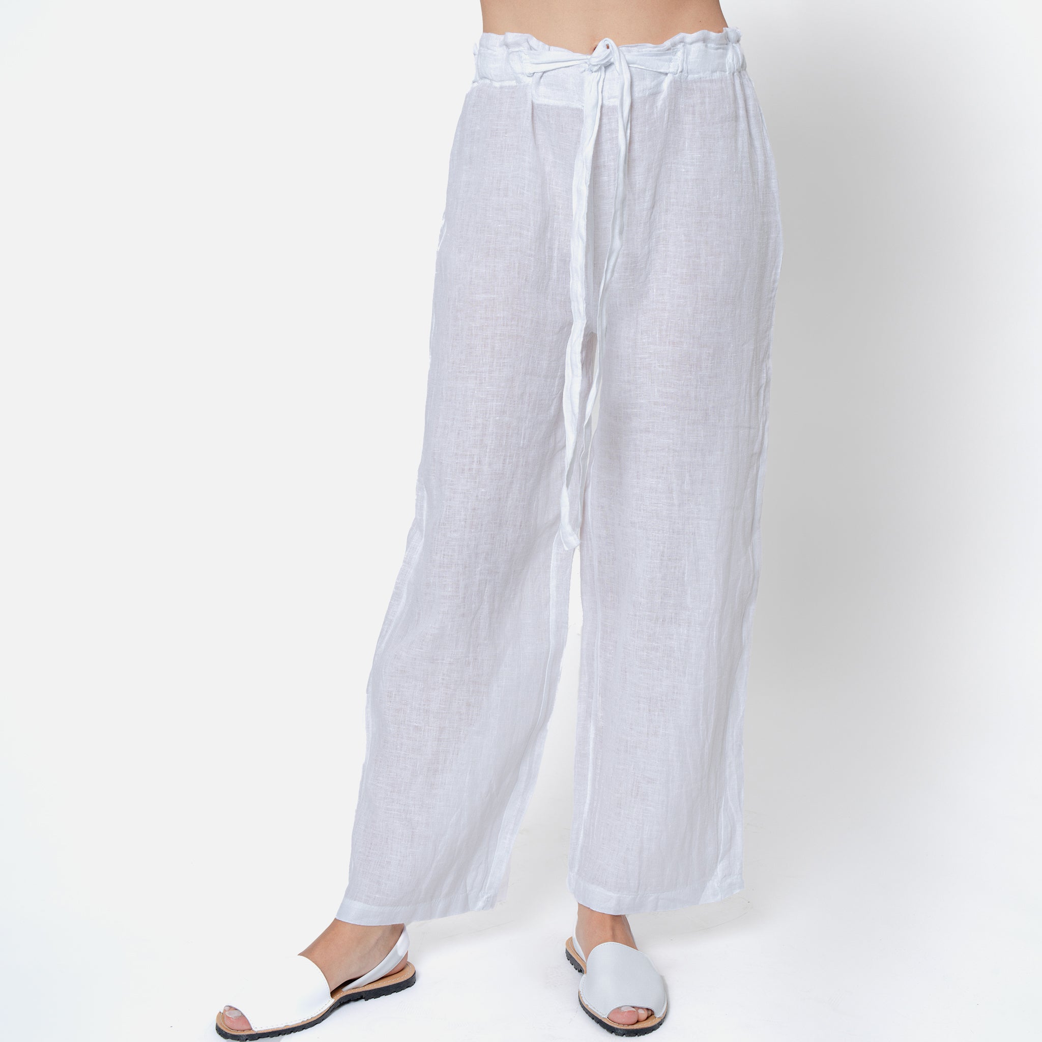 ACANFORA LINEN TROUSERS