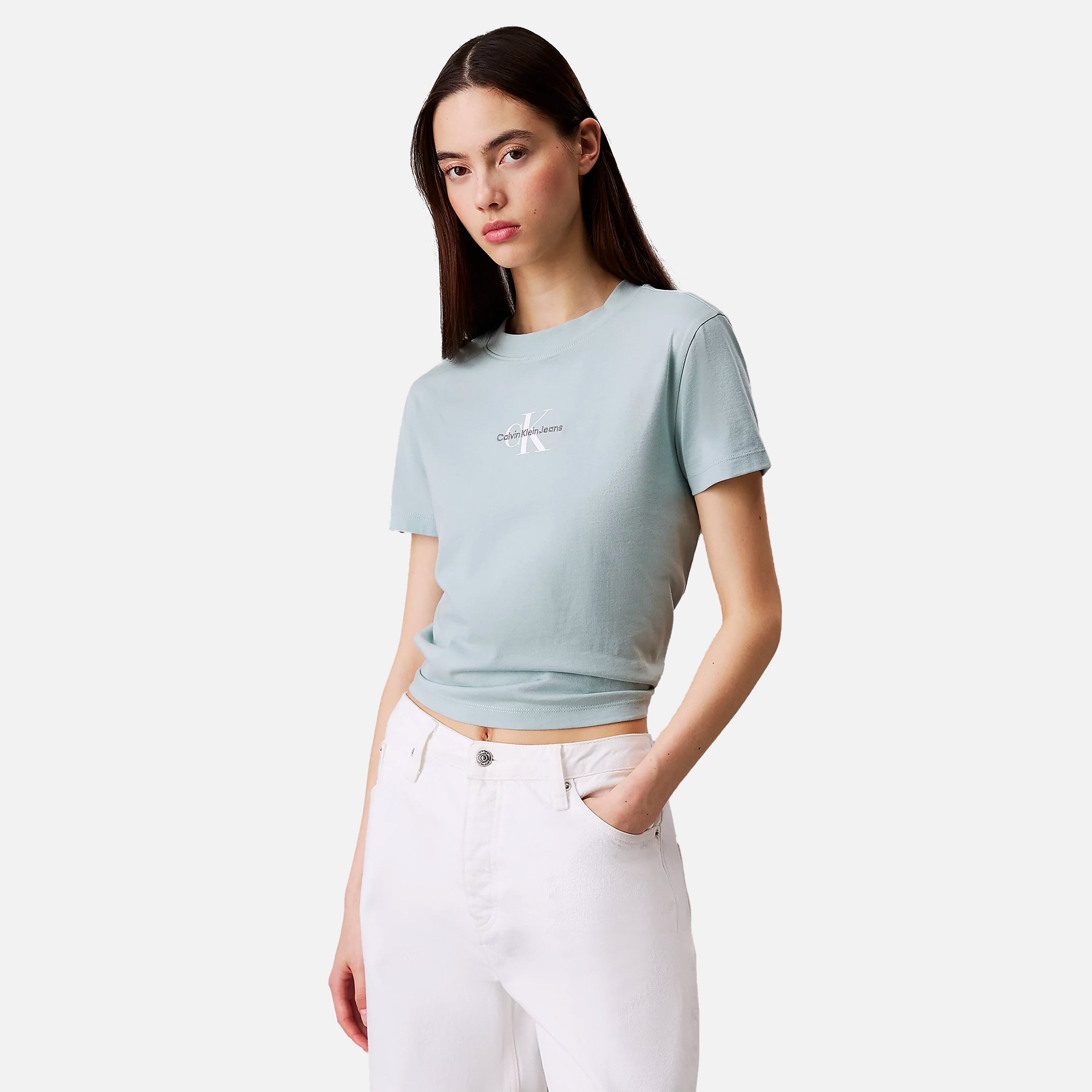 CALVIN JEANS T-SHIRT MONOLOGO BABY TEE