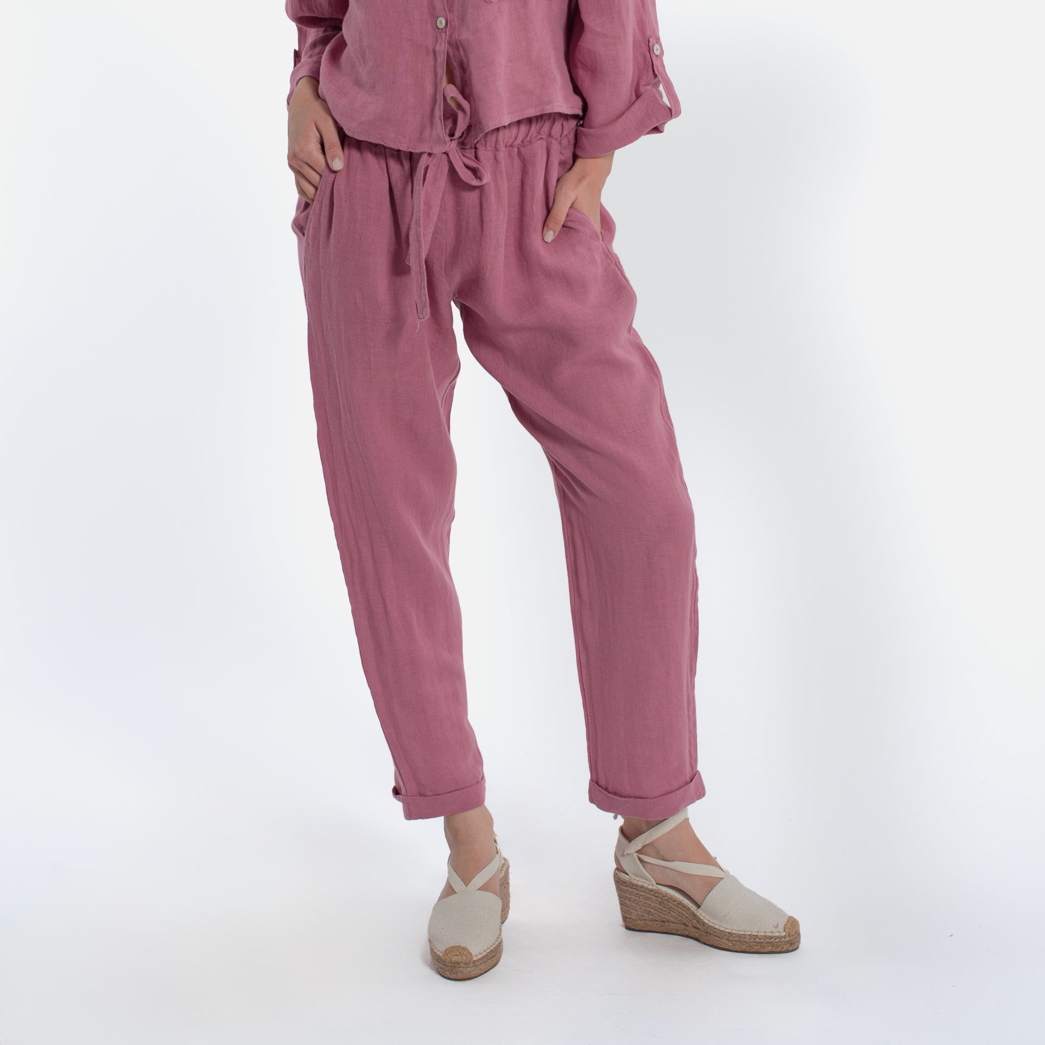 ACANFORA PANTALONE LINO