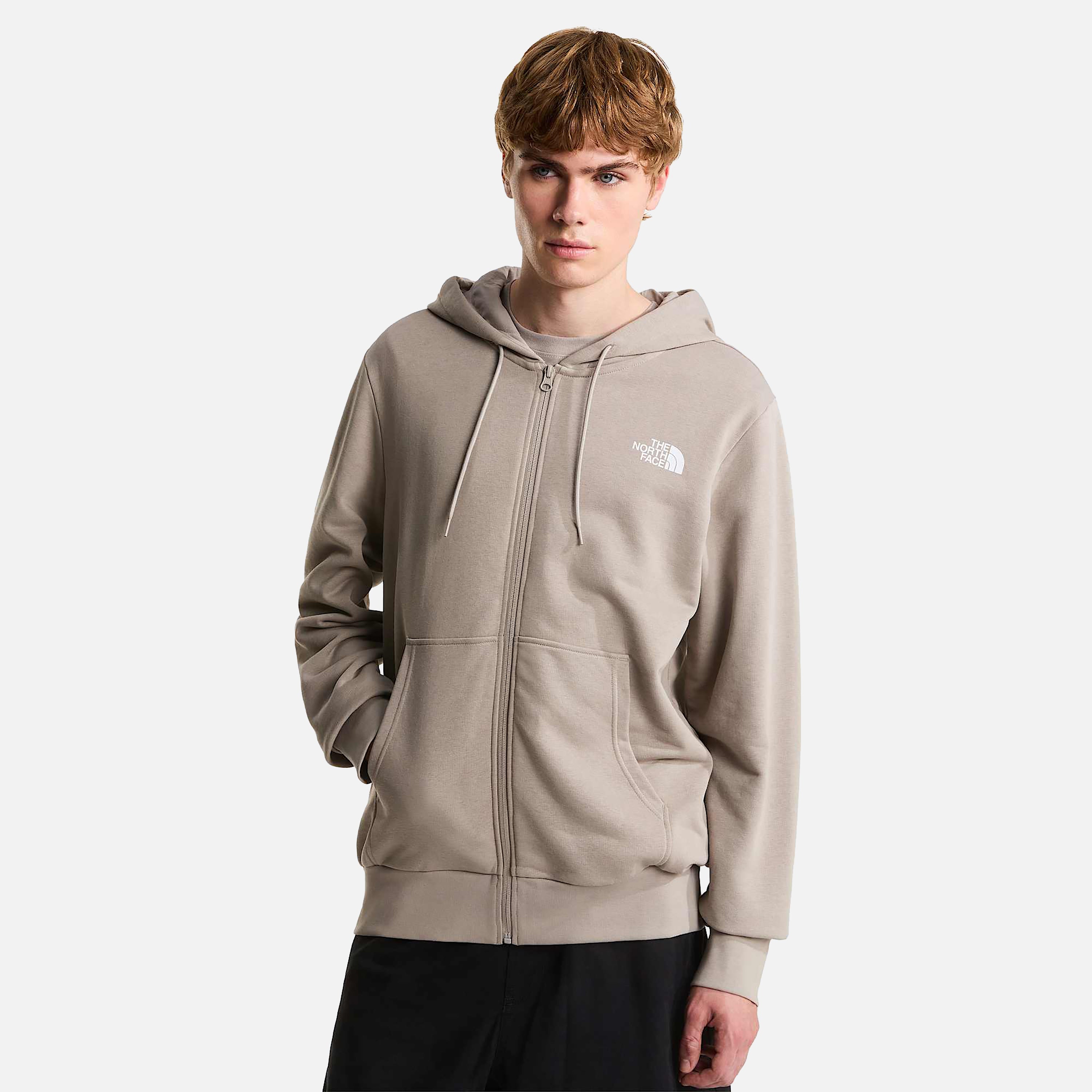 THE NORTH FACE FELPA M SIMPLE DOME LIGHT REGULAR FULL ZIP HOO
