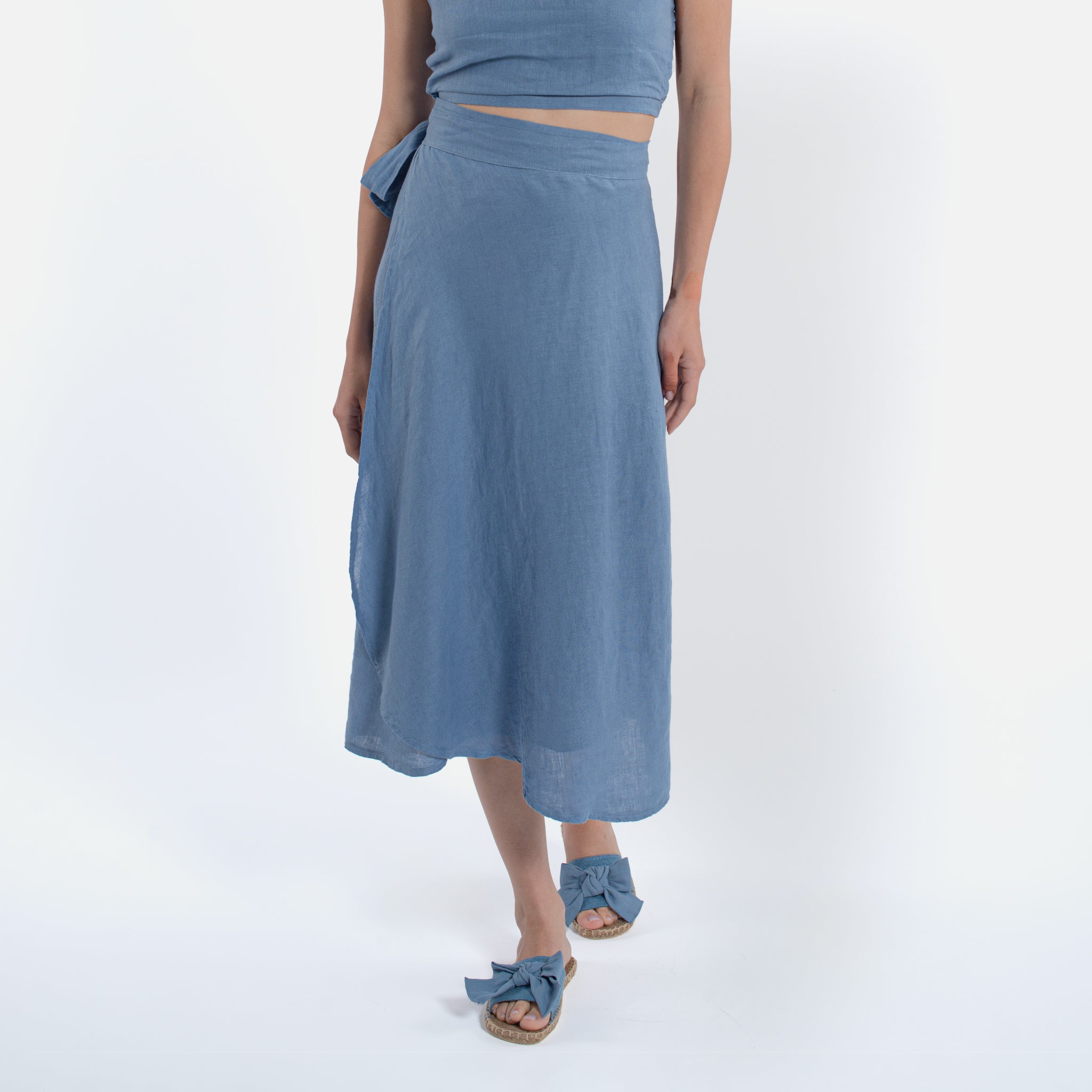 ACANFORA GONNA PORTAFOGLIO LINO