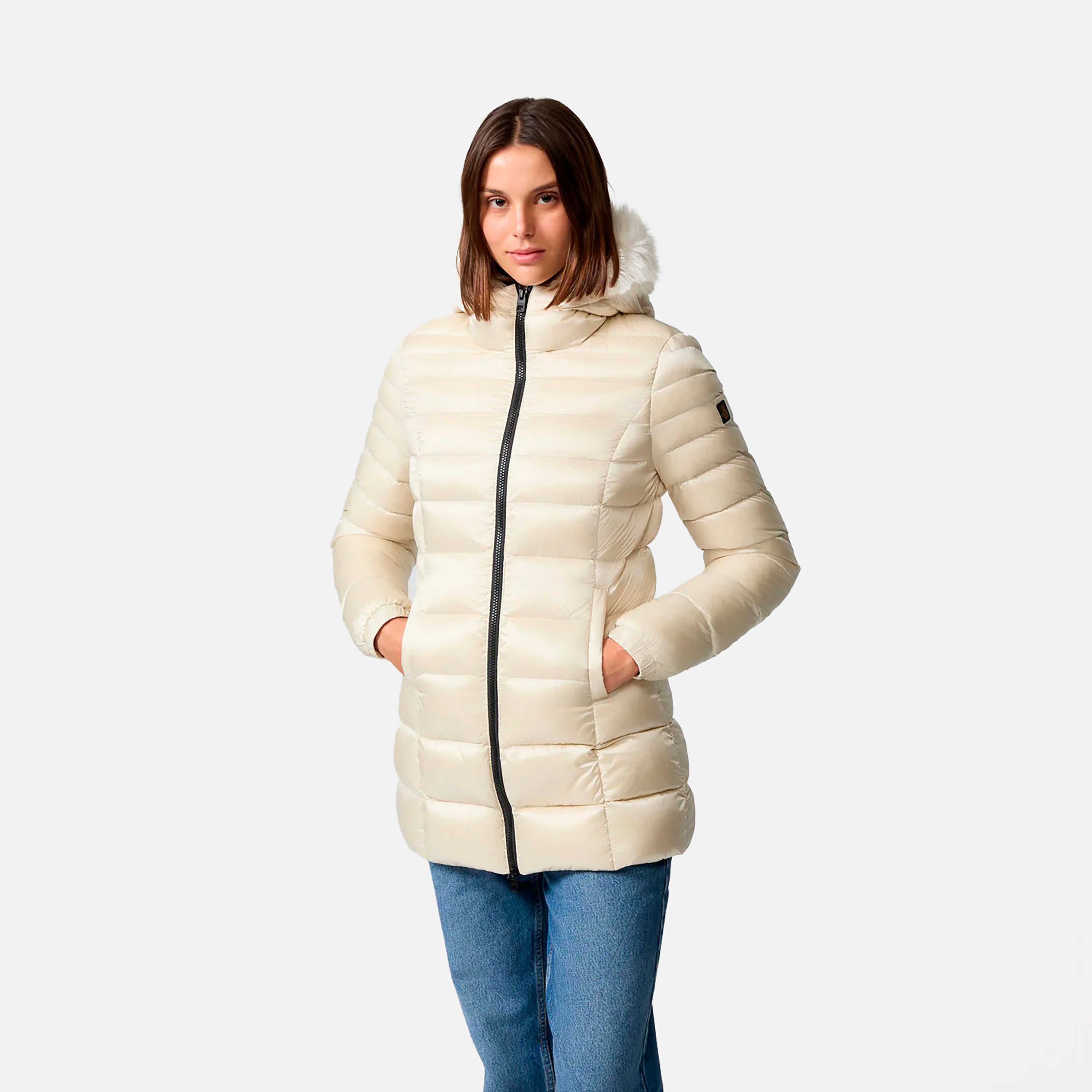 REFRIGIWEAR GIUBBINO LONG MEAD FUR JACKET