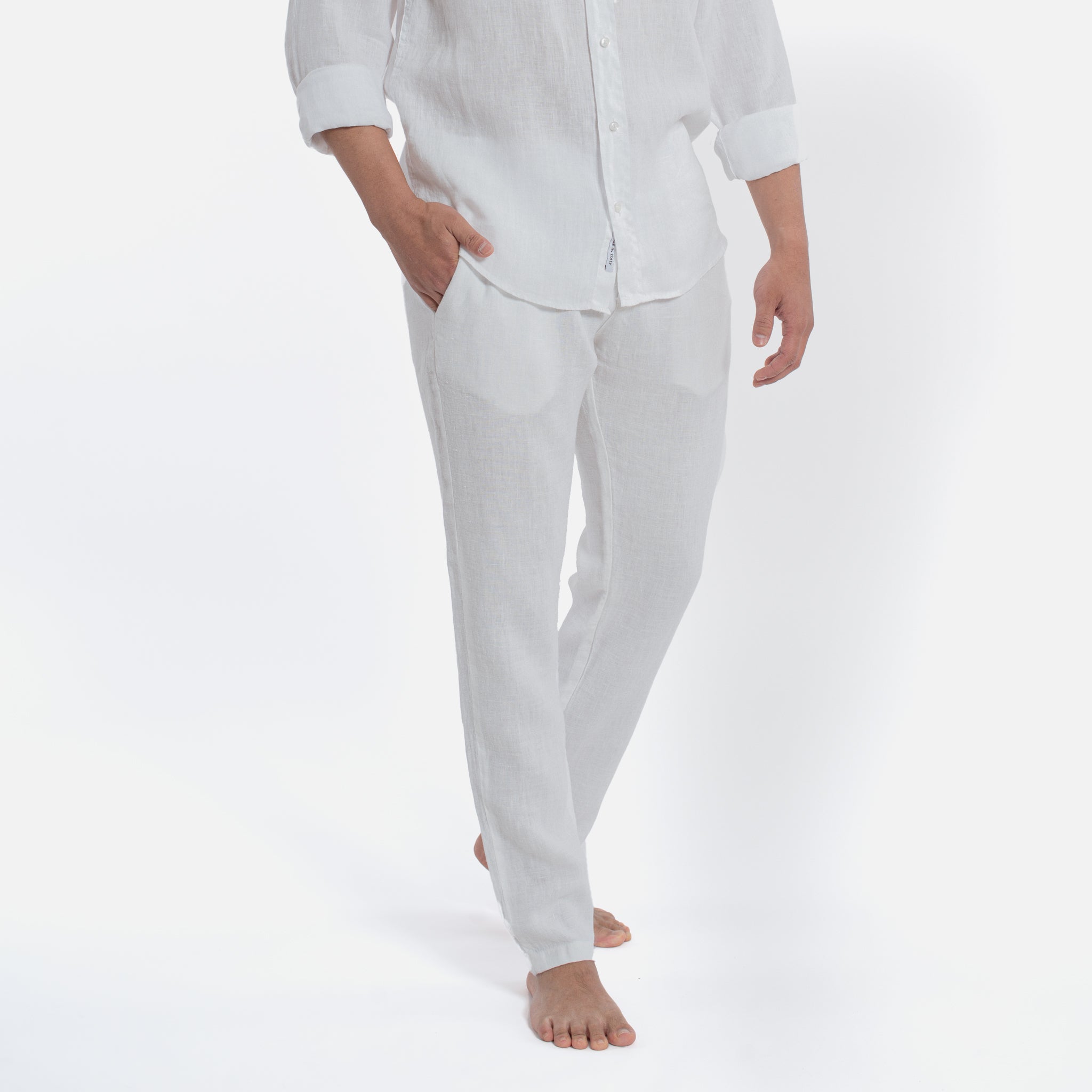 ACANFORA PANTALONE LINO