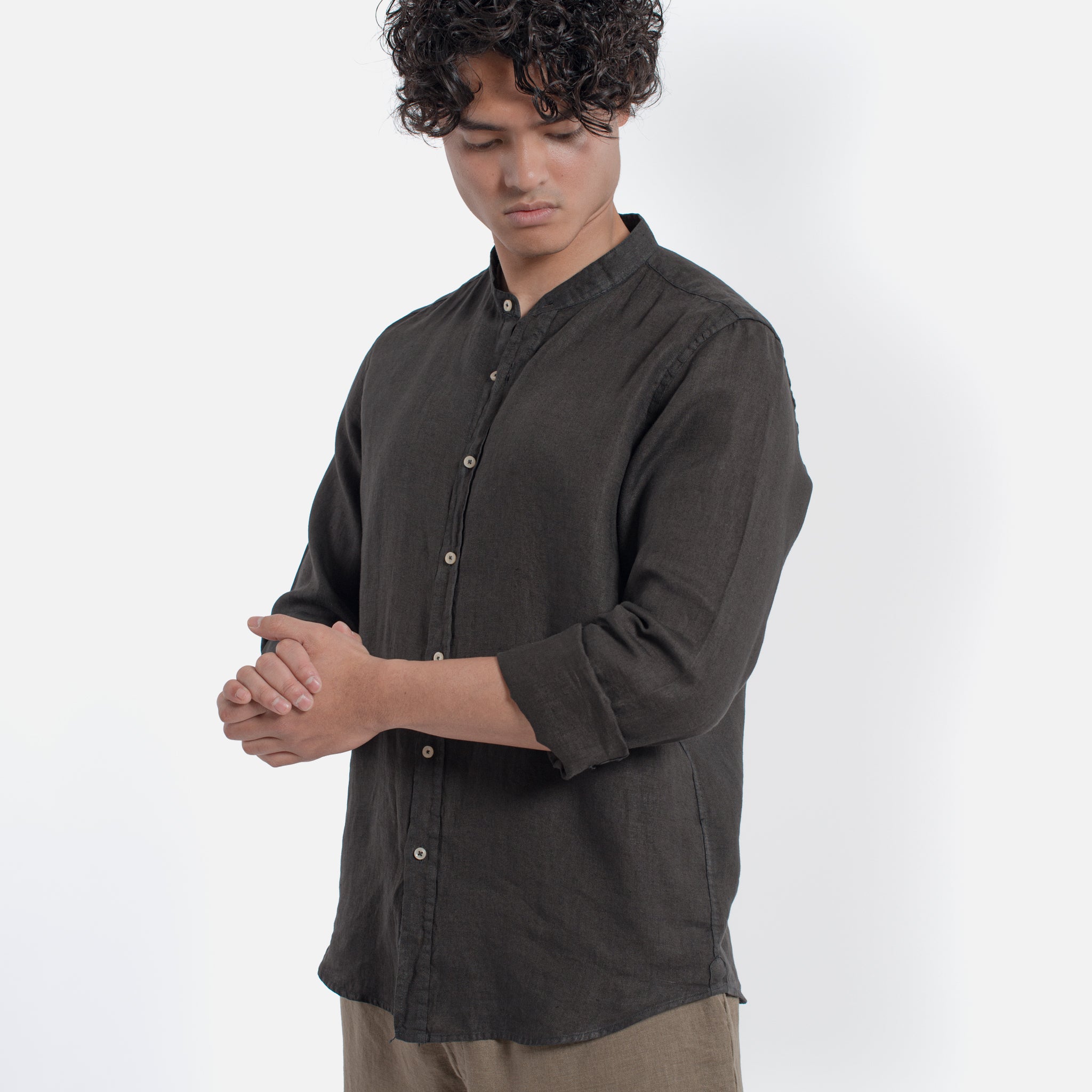 ACANFORA CAMICIA COREANA LINO