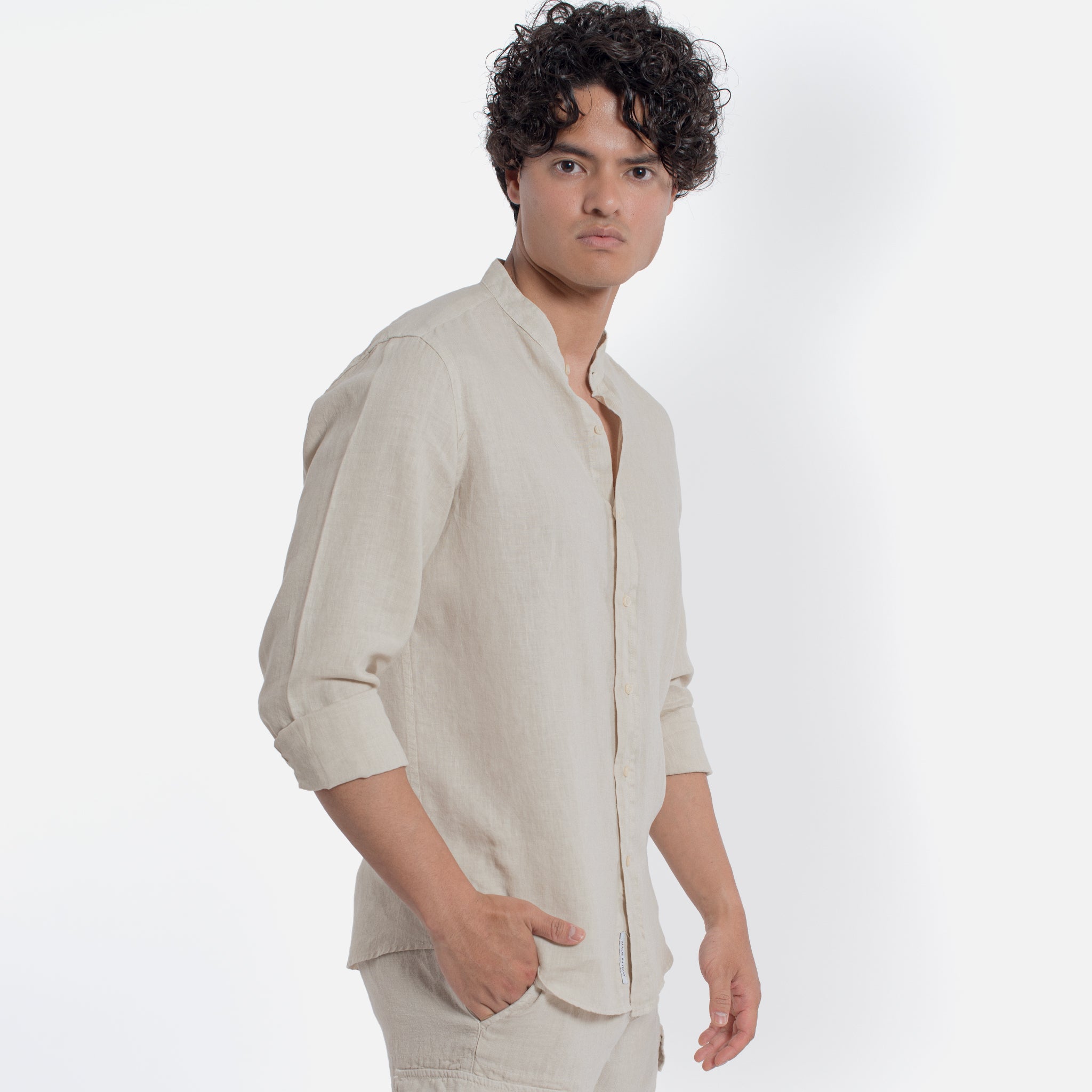 ACANFORA CAMICIA COREANA LINO