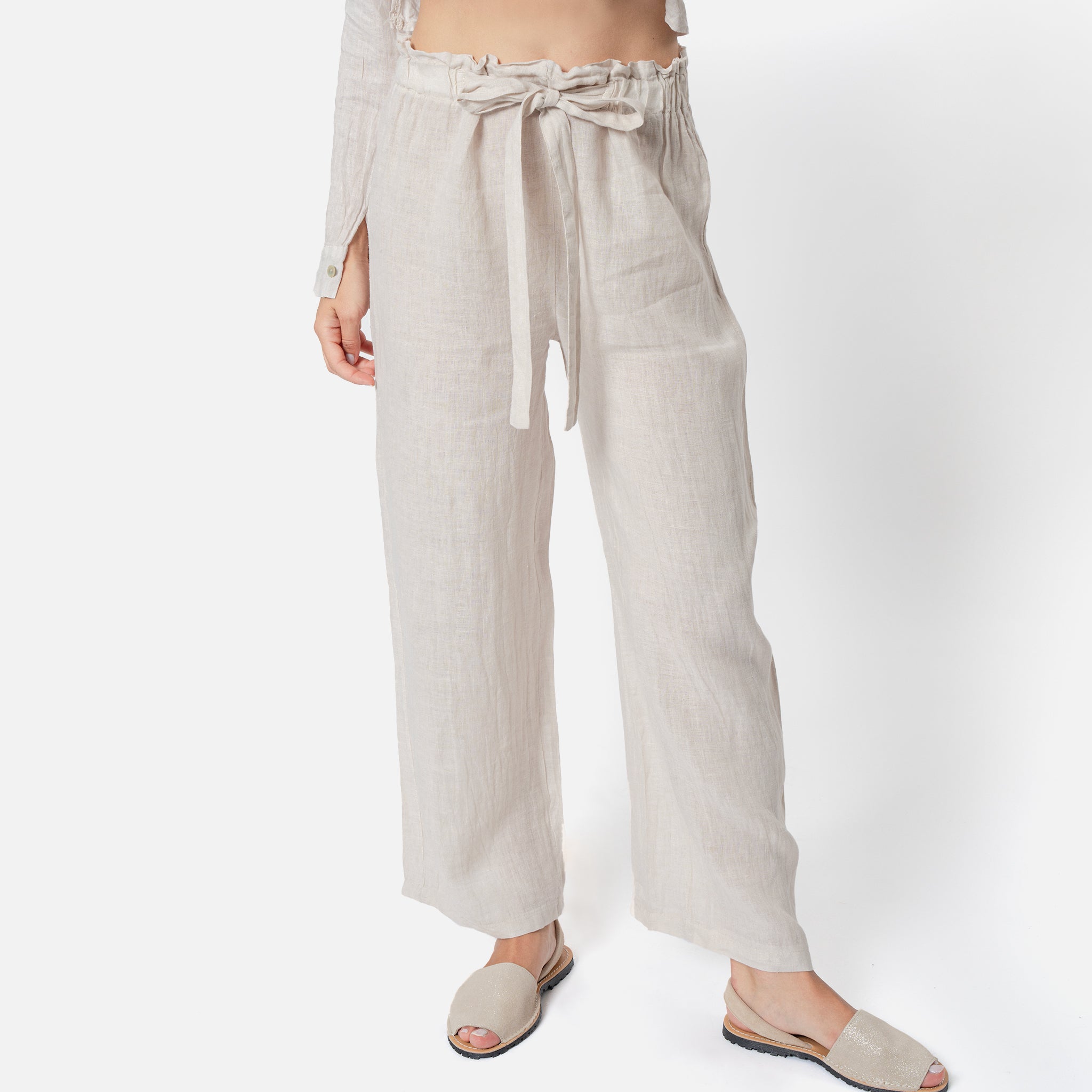 ACANFORA LINEN TROUSERS