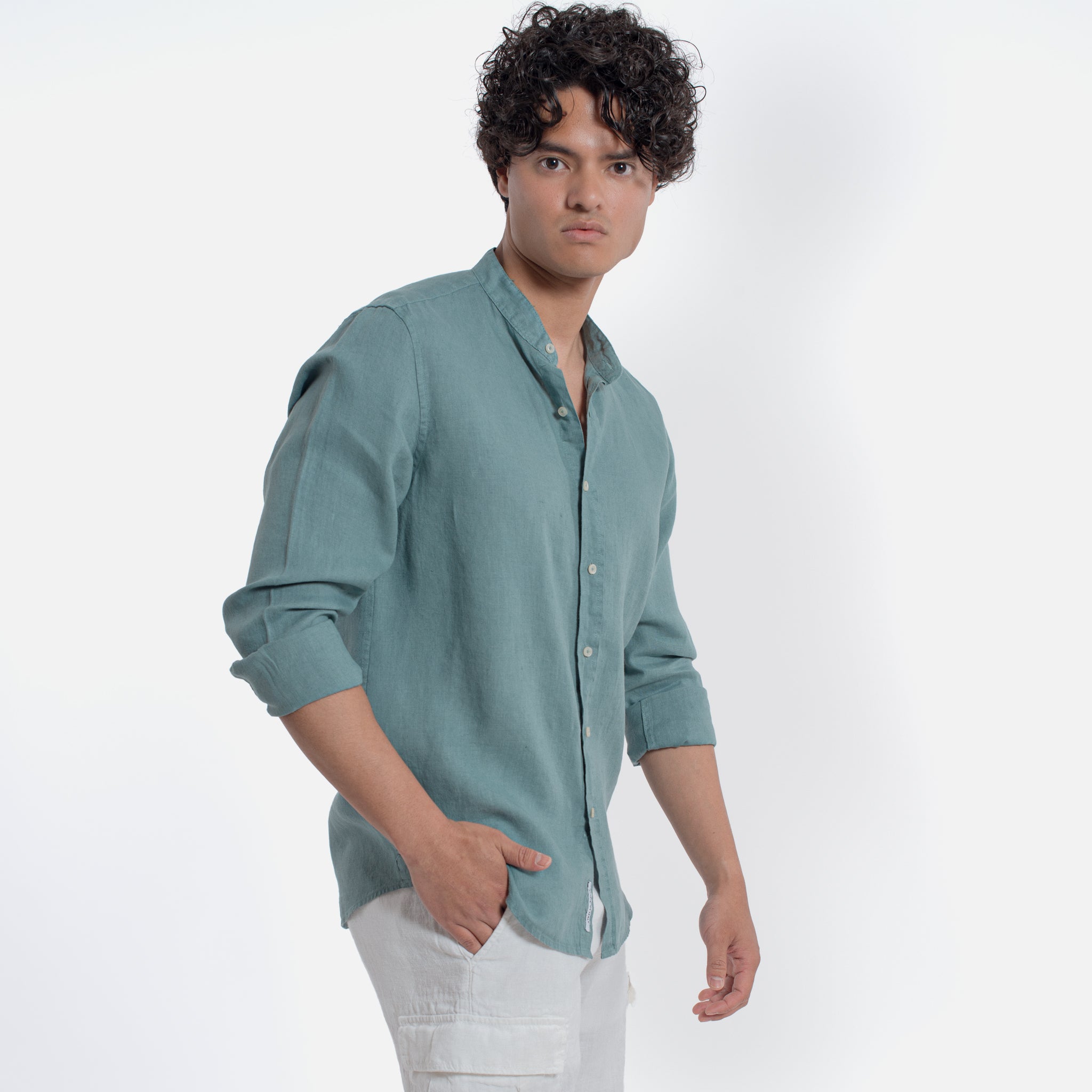 ACANFORA CAMICIA COREANA LINO