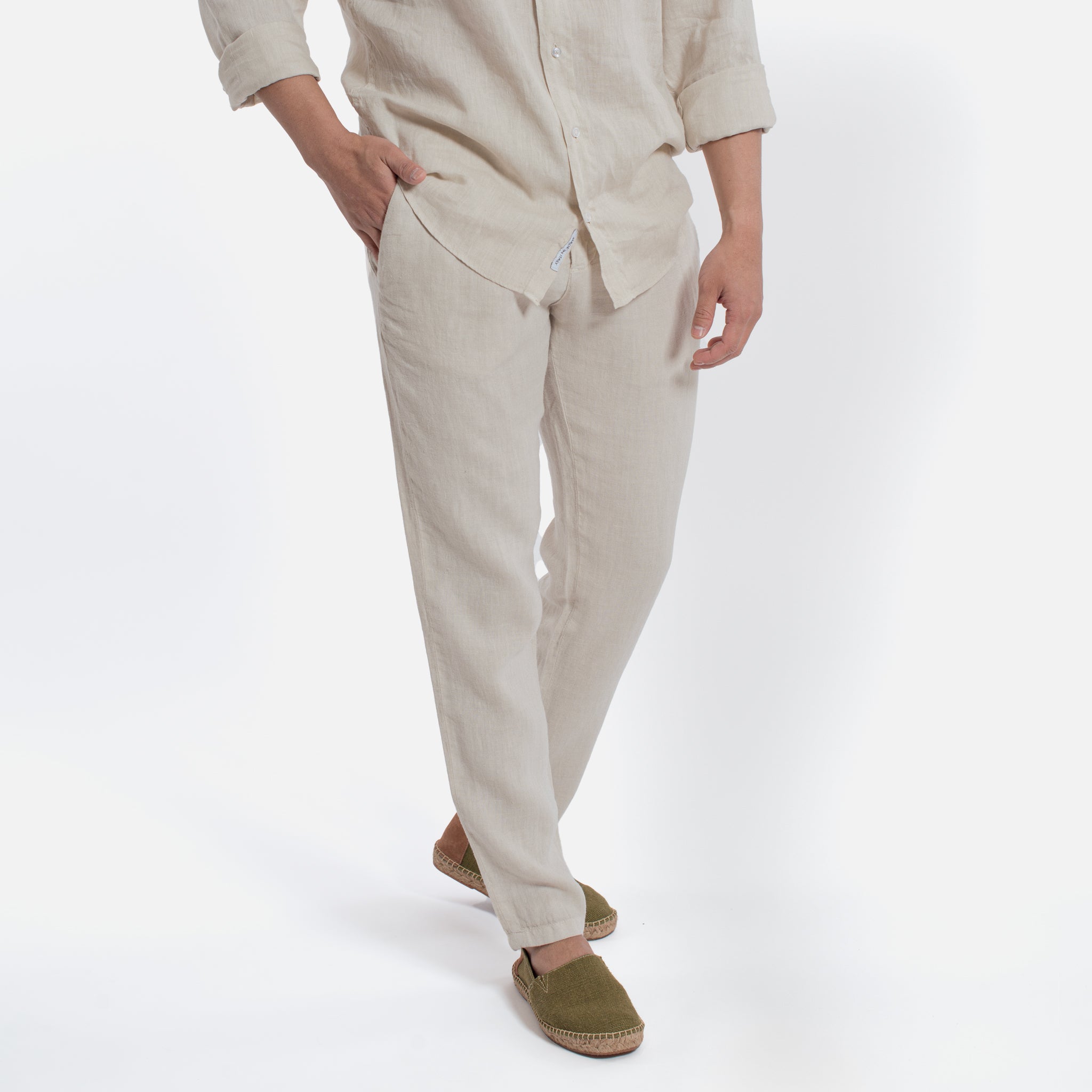 ACANFORA PANTALONE LINO