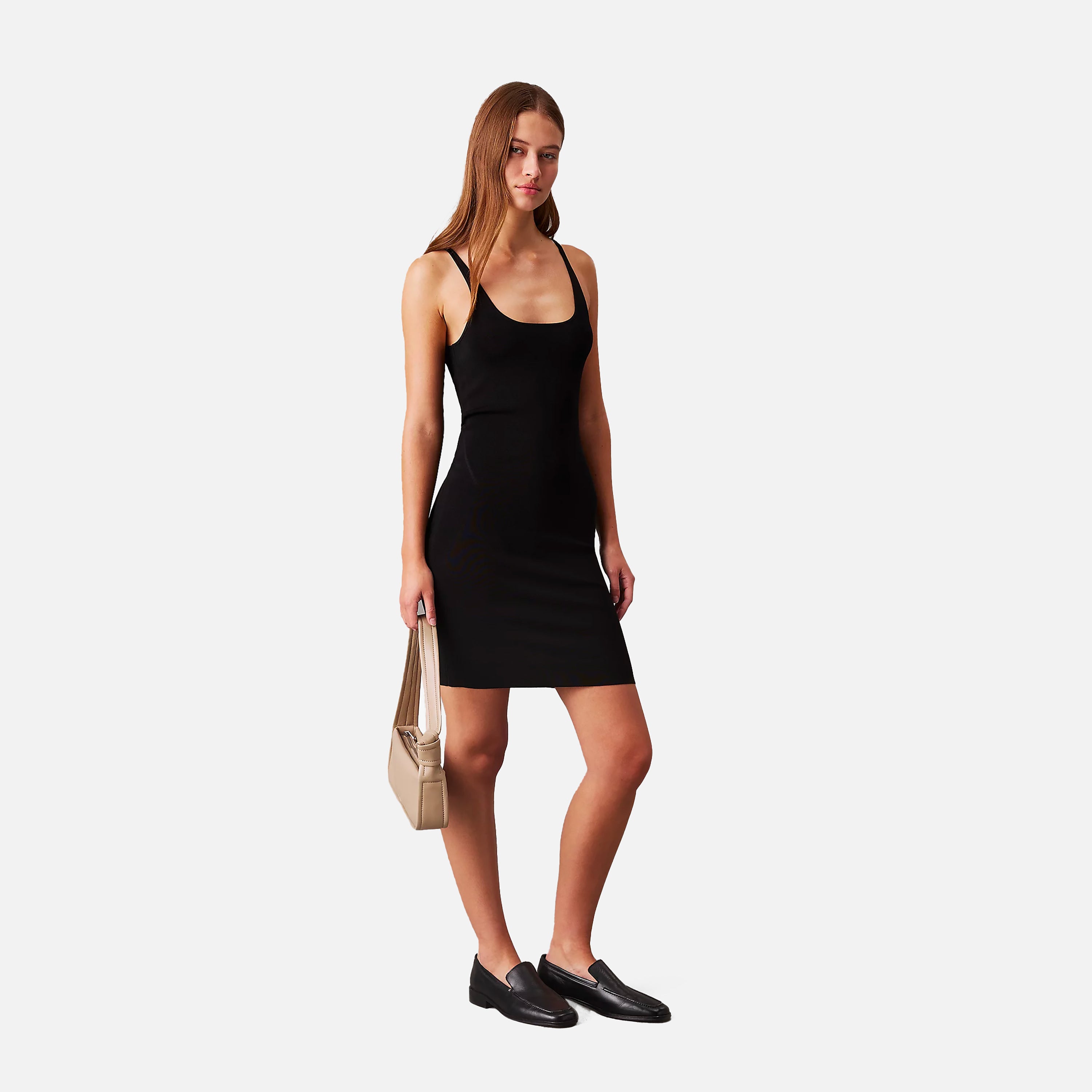 CALVIN JEANS VESTITO RAYON SWEATER DRESS