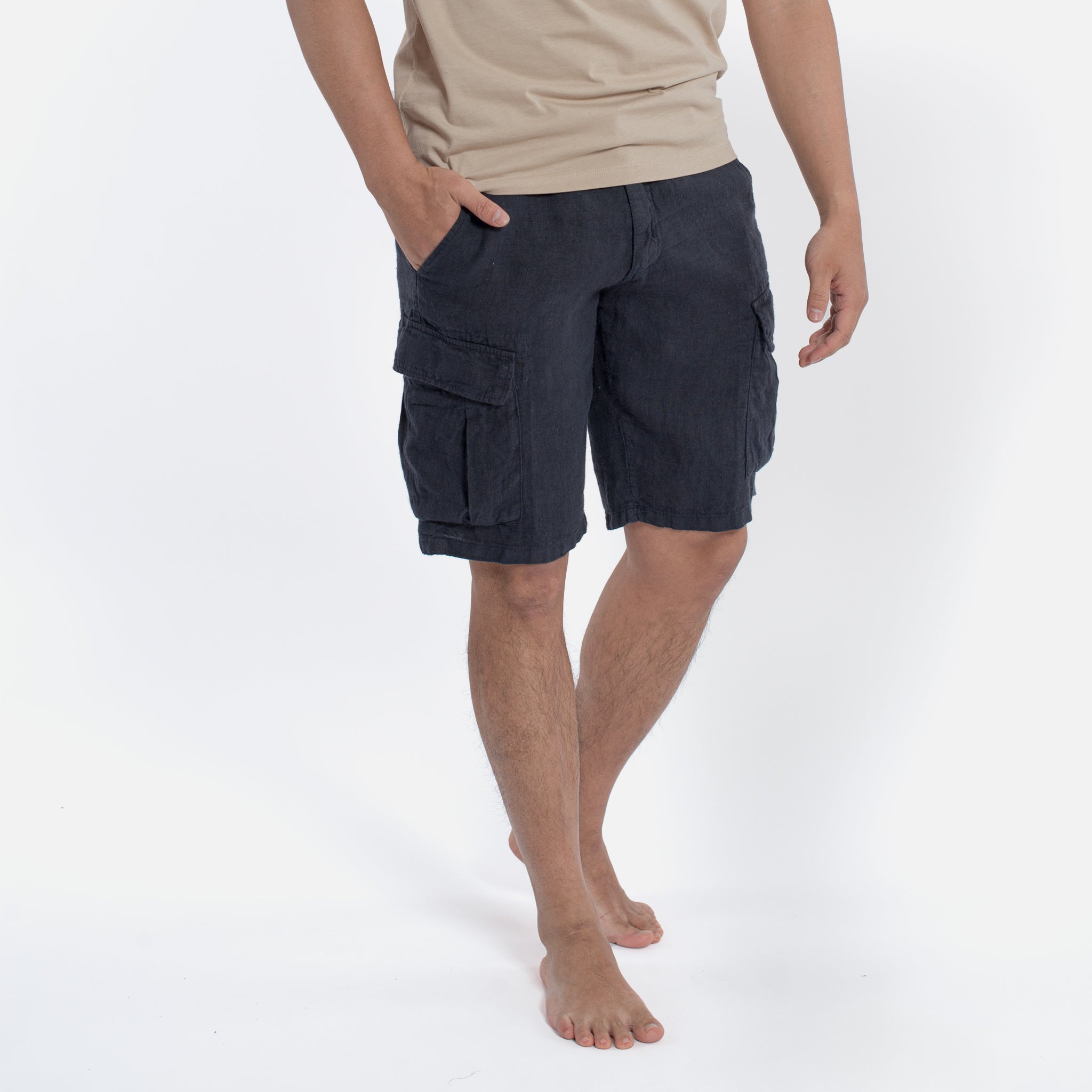 ACANFORA BERMUDA CARGO LINEN