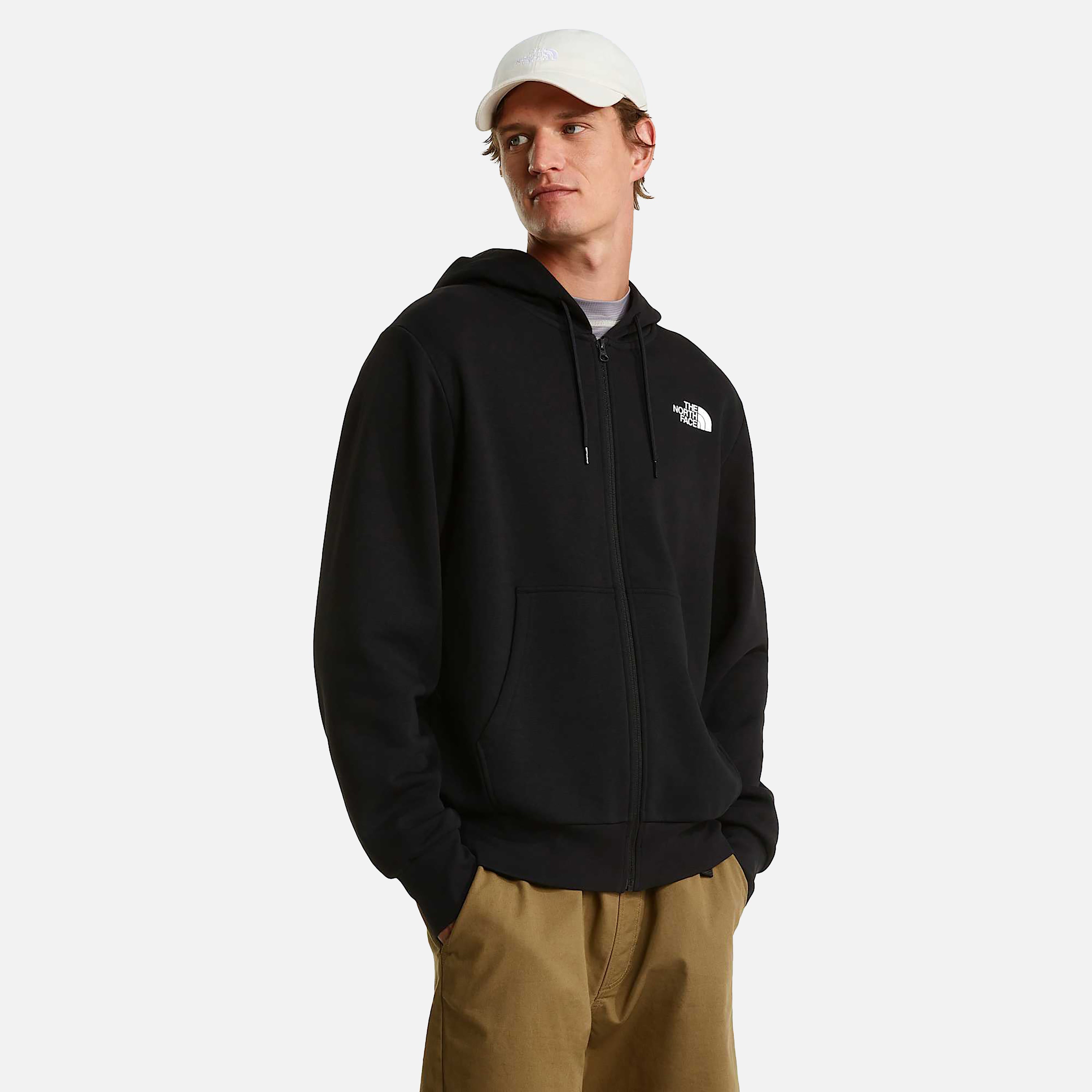 THE NORTH FACE FELPA M SIMPLE DOME LIGHT REGULAR FULL ZIP HOO