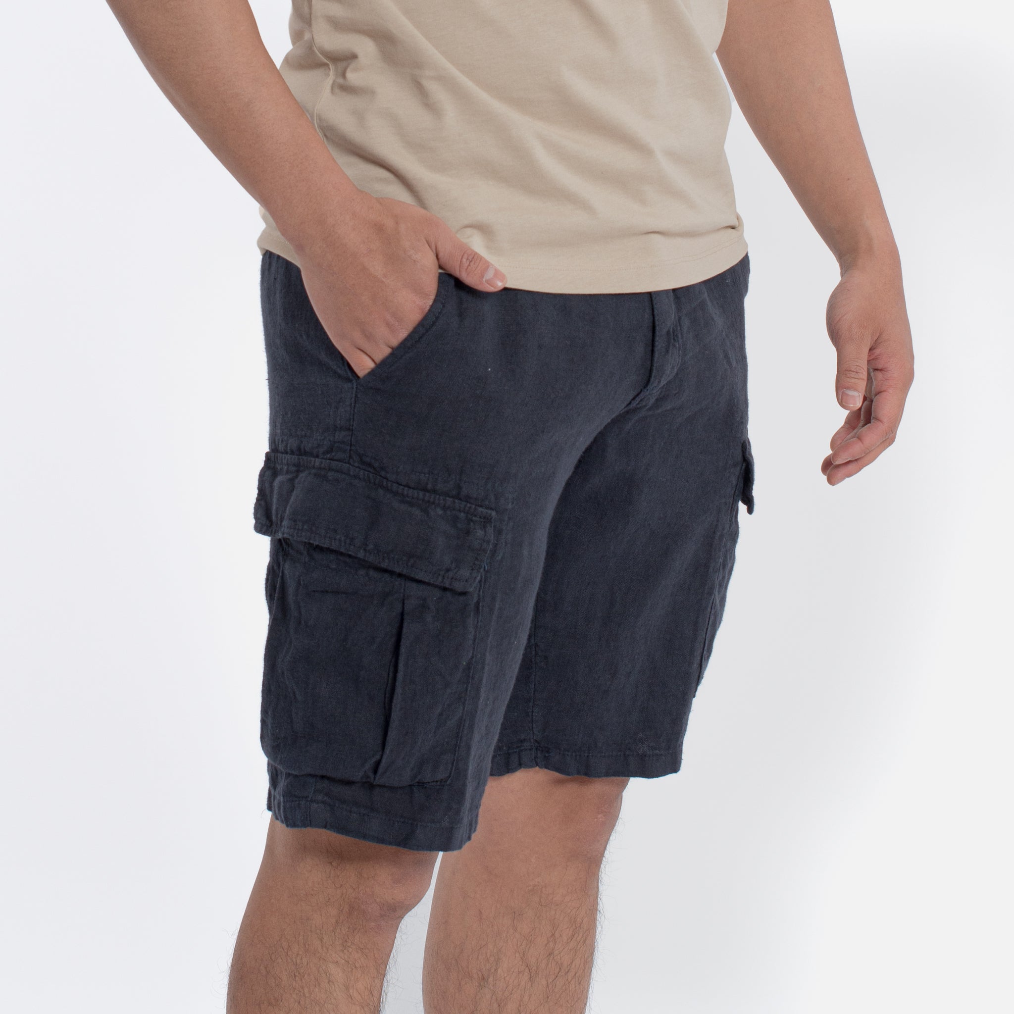 ACANFORA BERMUDA CARGO LINEN