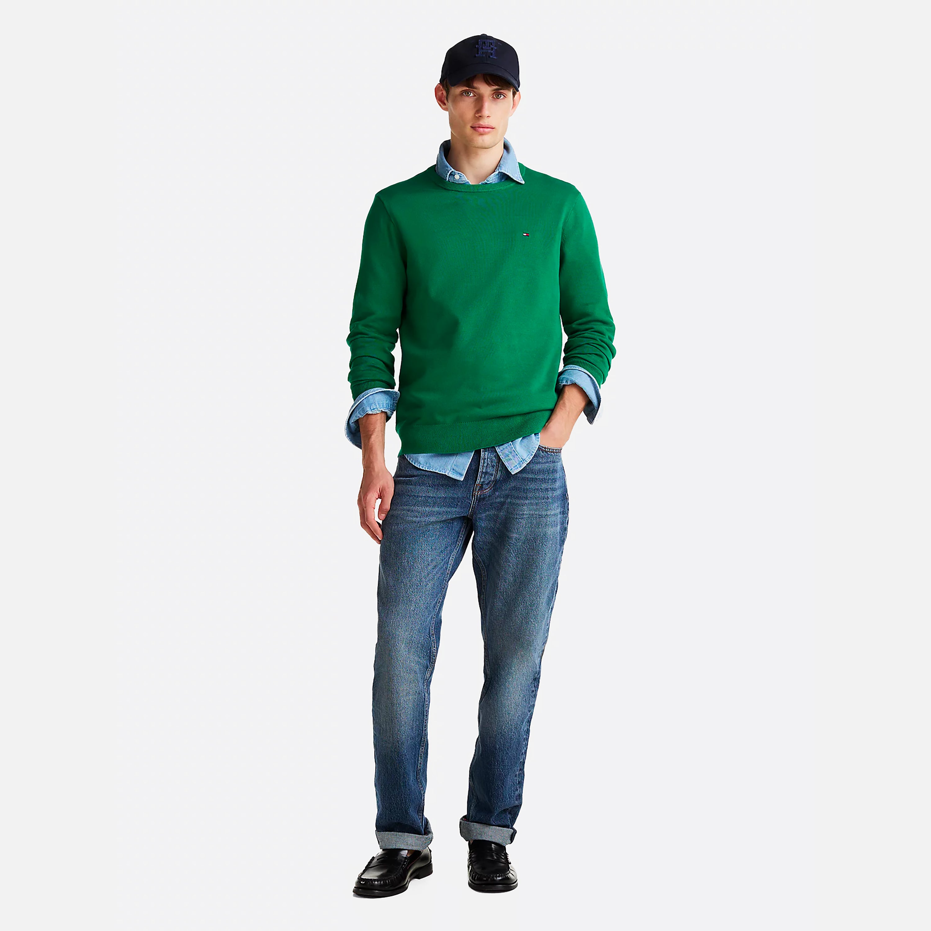 TOMMY HILFIGER MAGLIONE ESSENTIAL SSNL COTTO