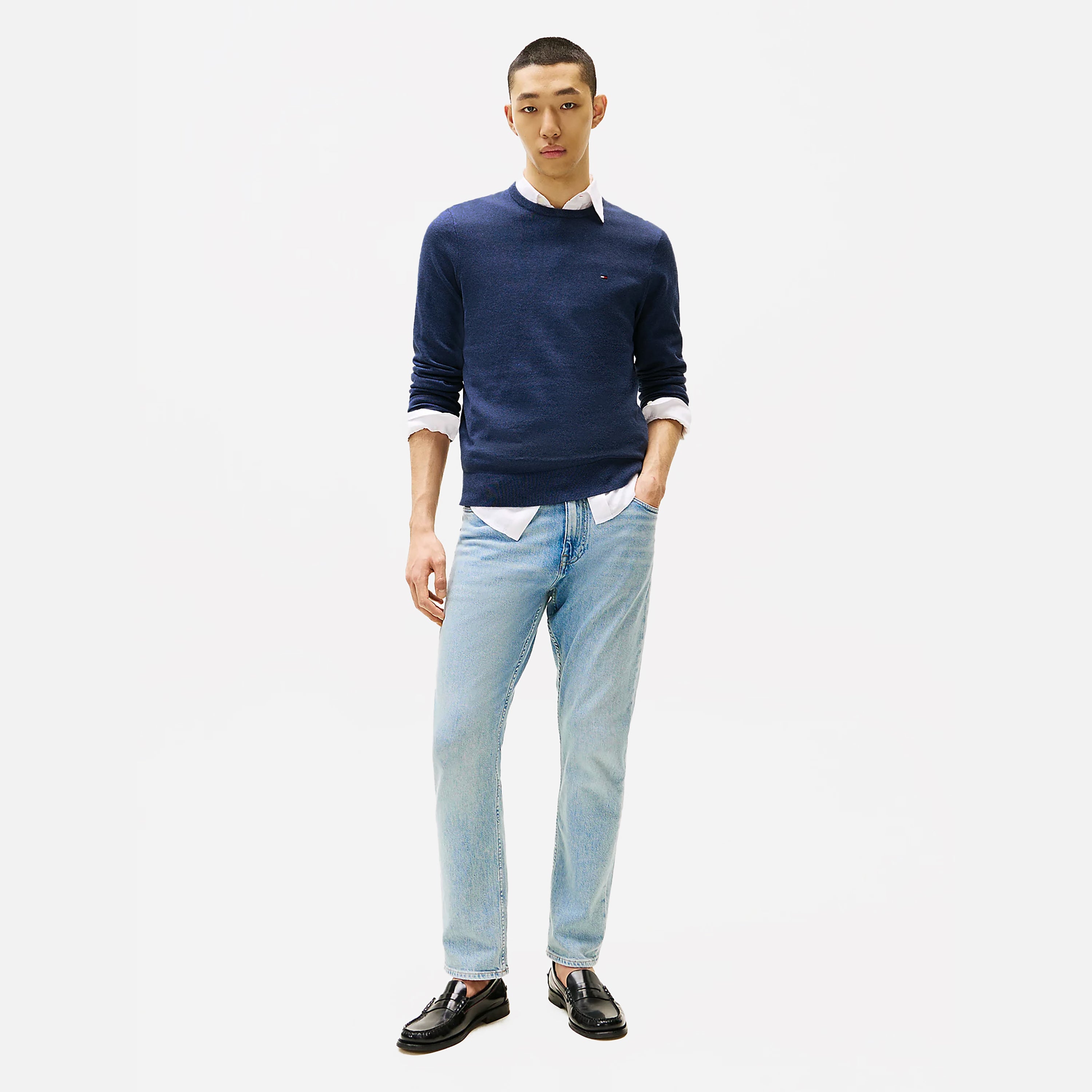 TOMMY HILFIGER MAGLIONE ESSENTIAL SSNL COTTO