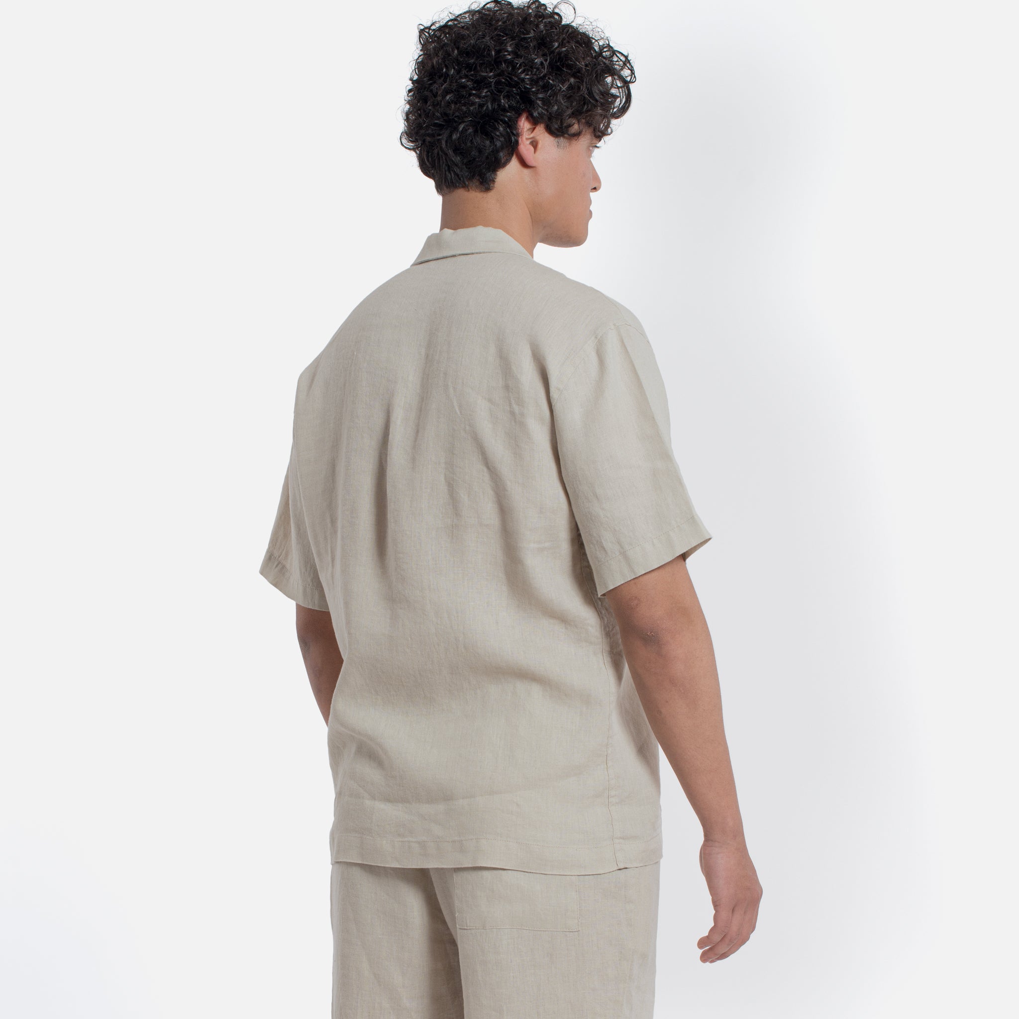 ACANFORA CAMICIA LINO COLLO ITALIA