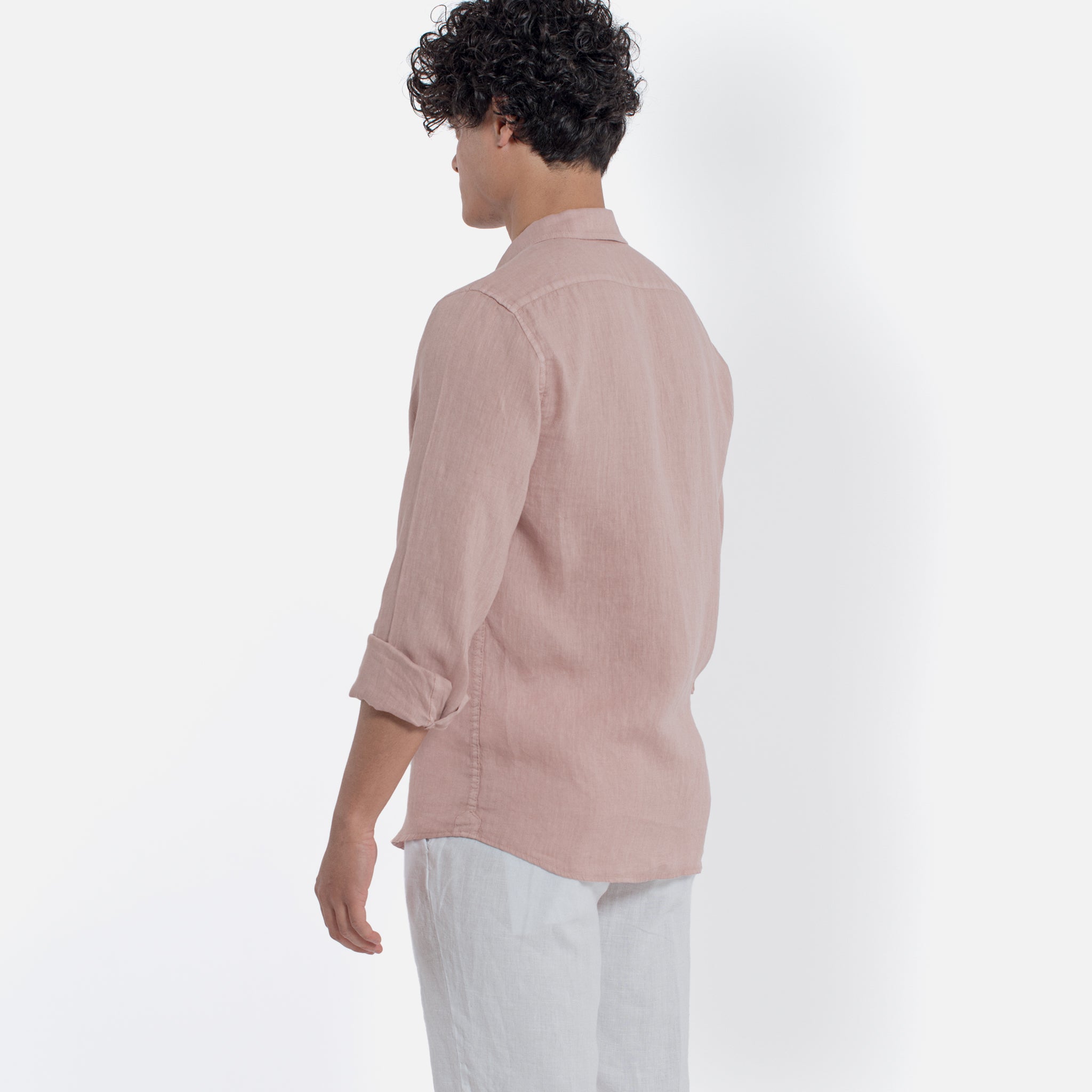 ACANFORA CAMICIA LINO COLLO ITALIA
