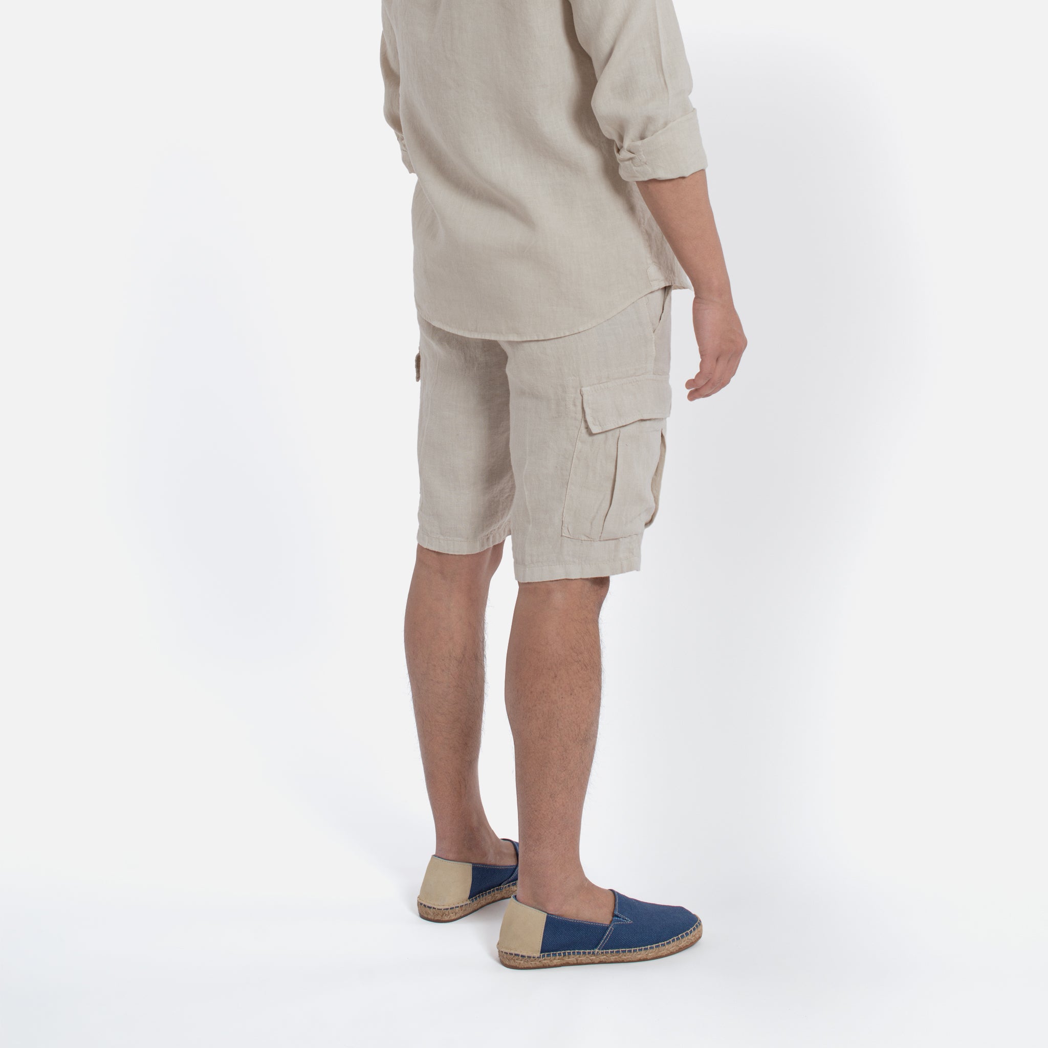 ACANFORA BERMUDA CARGO LINEN