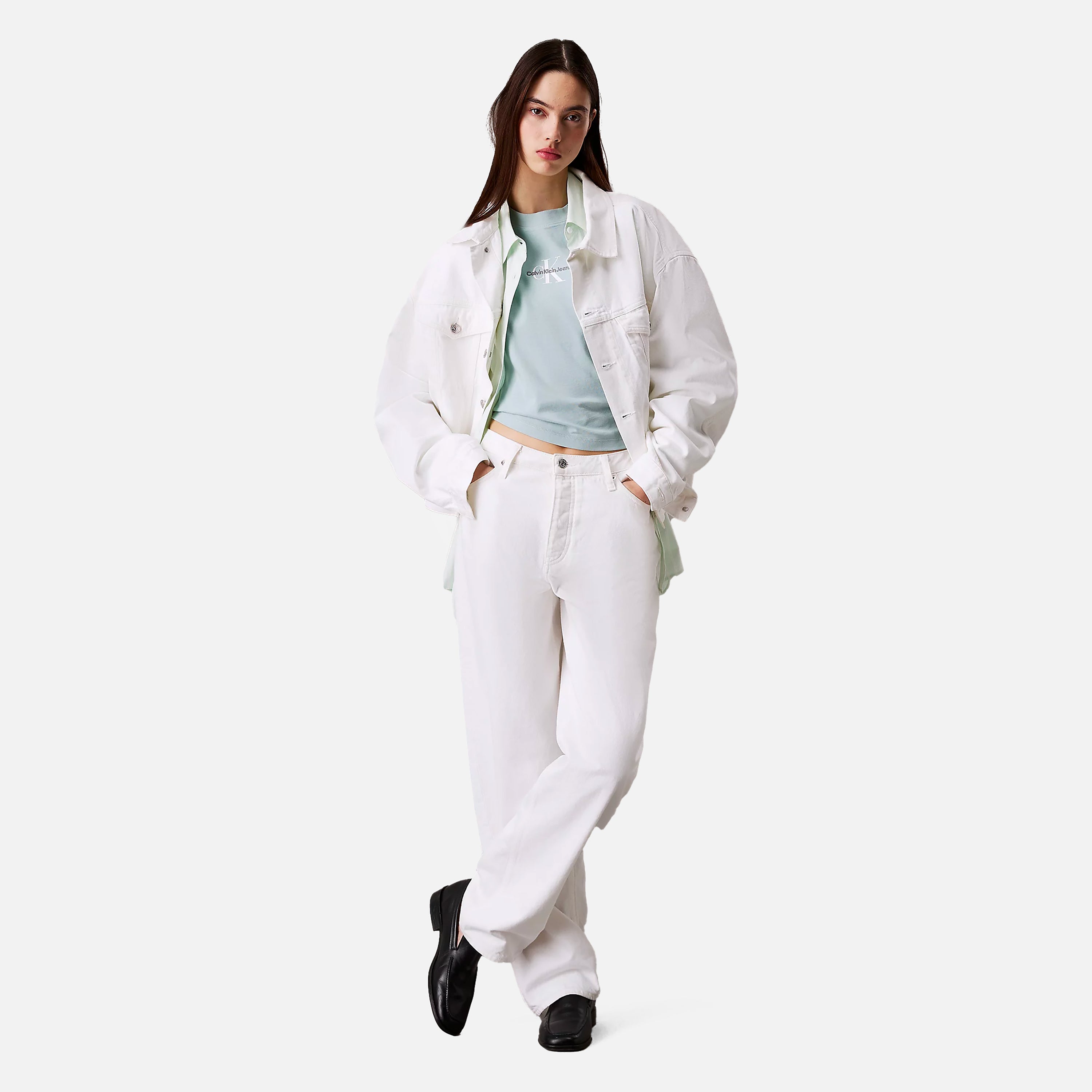 CALVIN JEANS T-SHIRT MONOLOGO BABY TEE