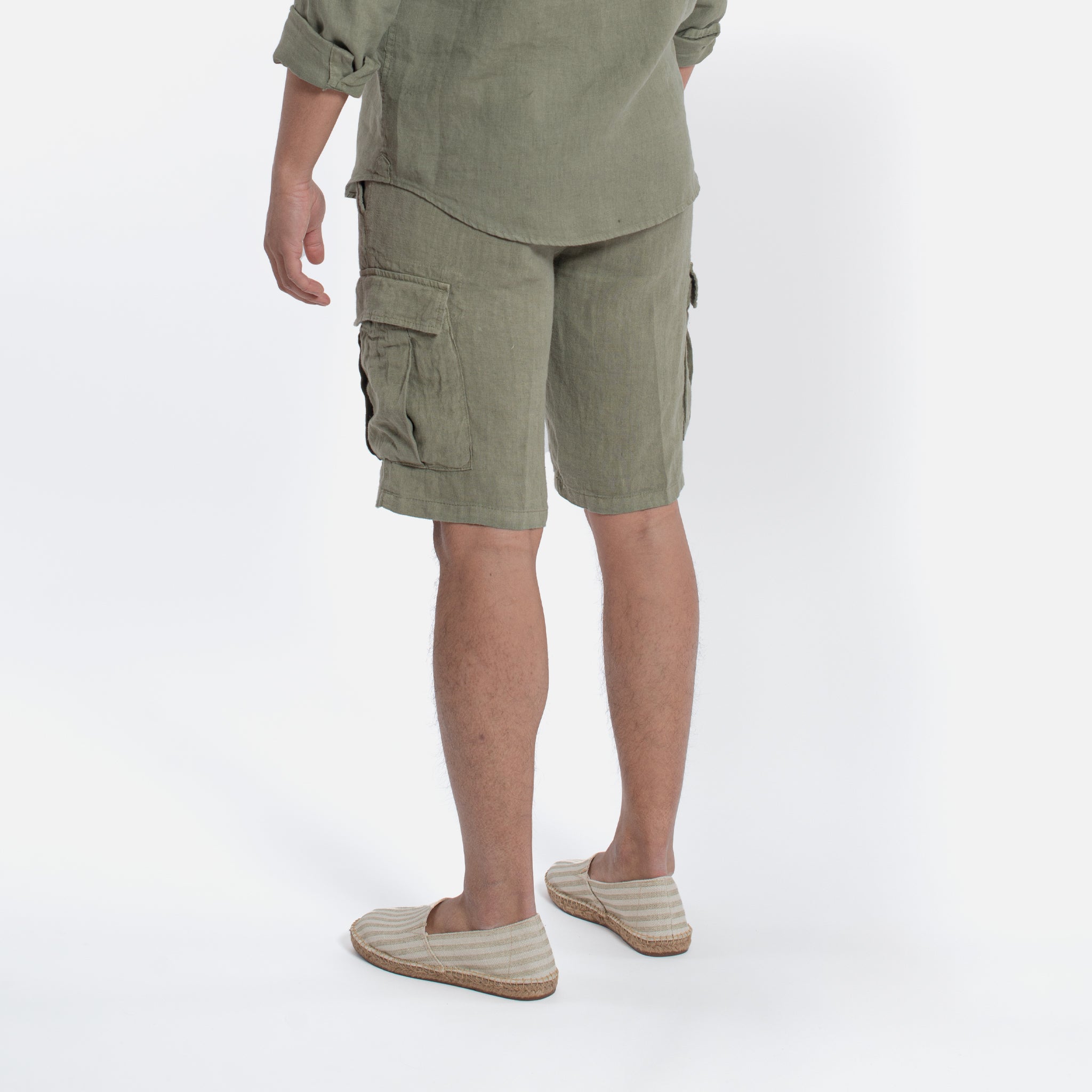 ACANFORA BERMUDA CARGO LINEN