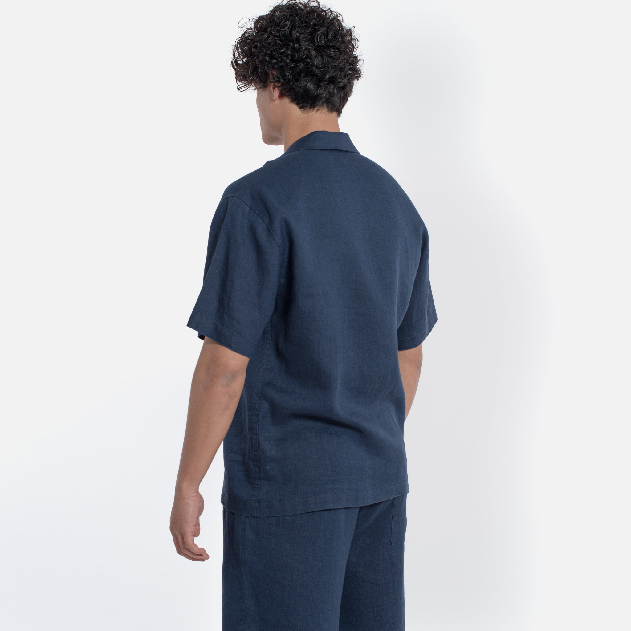 ACANFORA CAMICIA LINO COLLO ITALIA