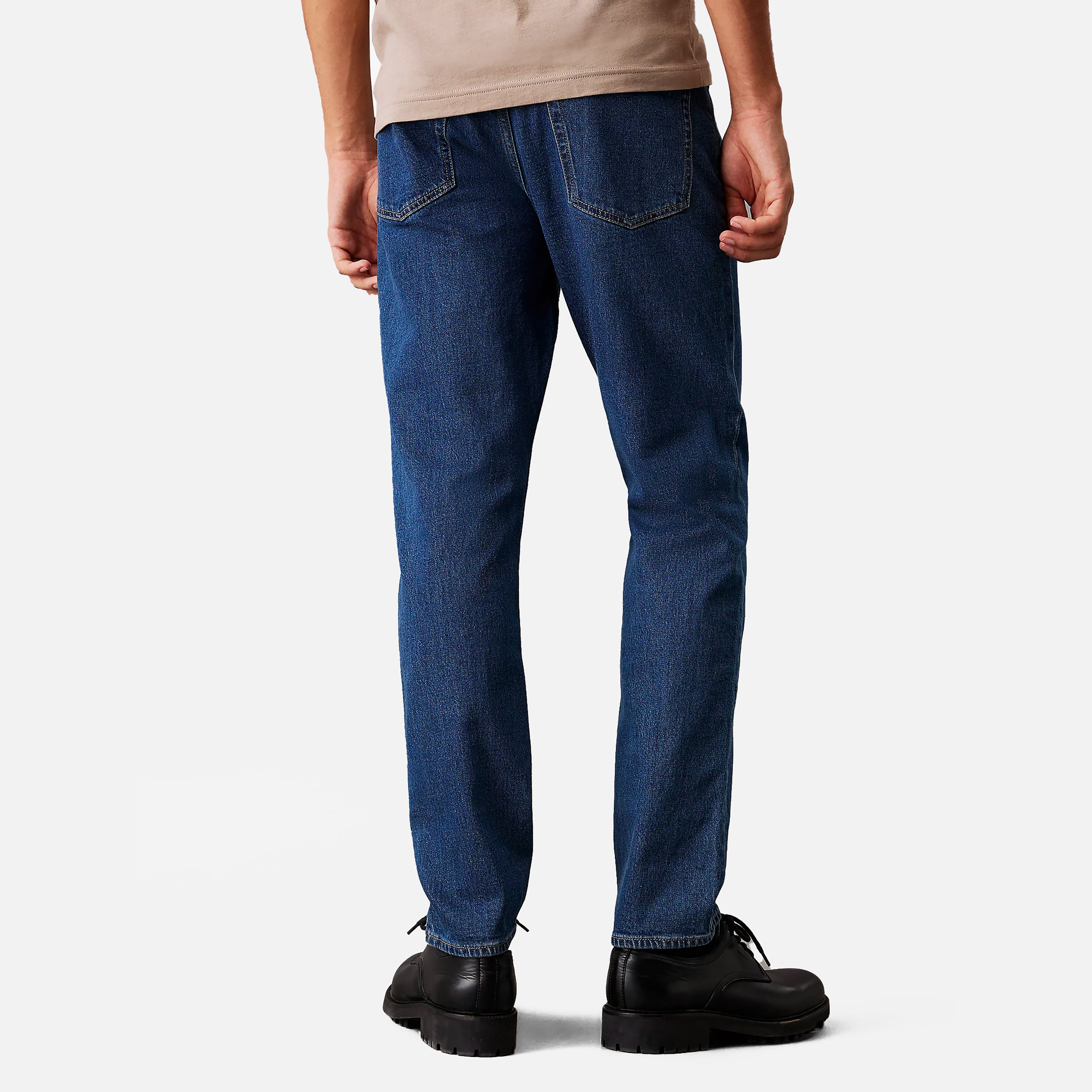 CALVIN KLEIN JEANS TAPERED FIT MID BLUE