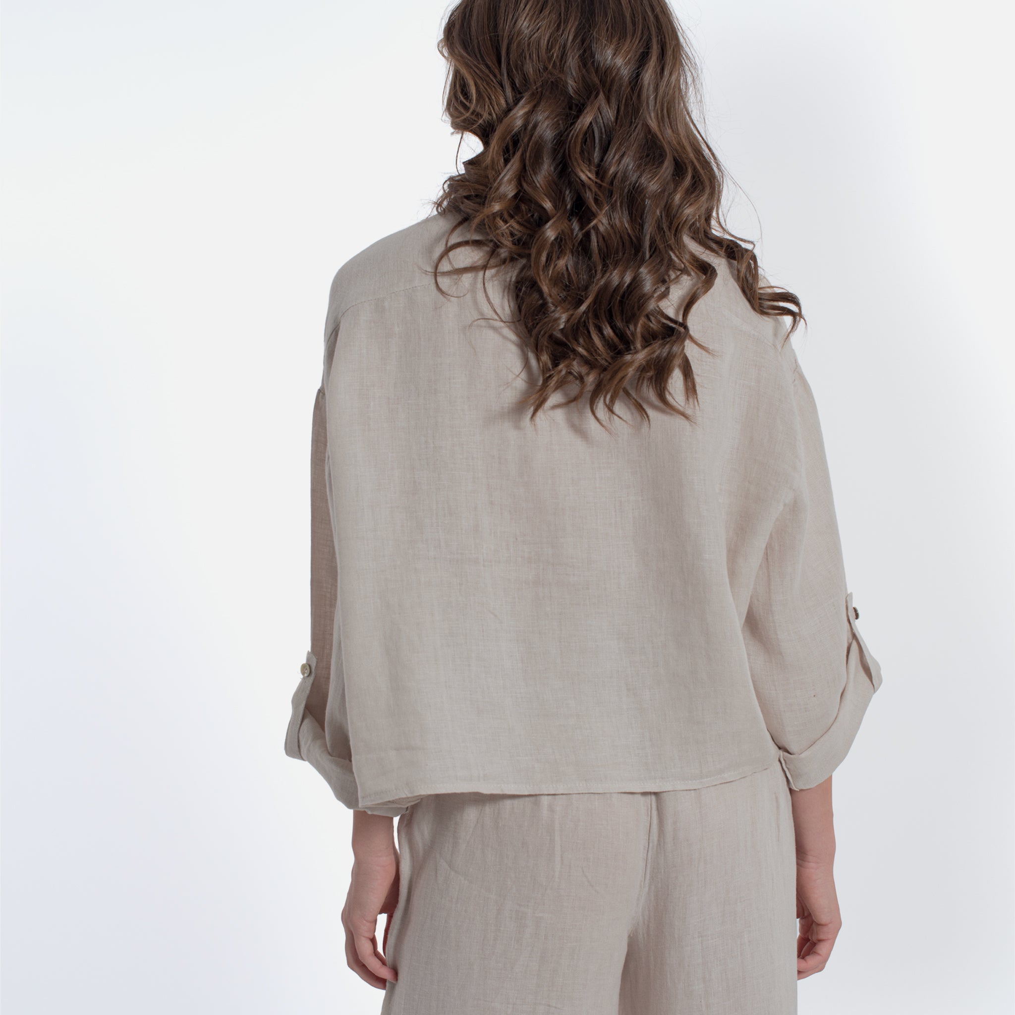 ACANFORA CAMICIA CORTA LINO