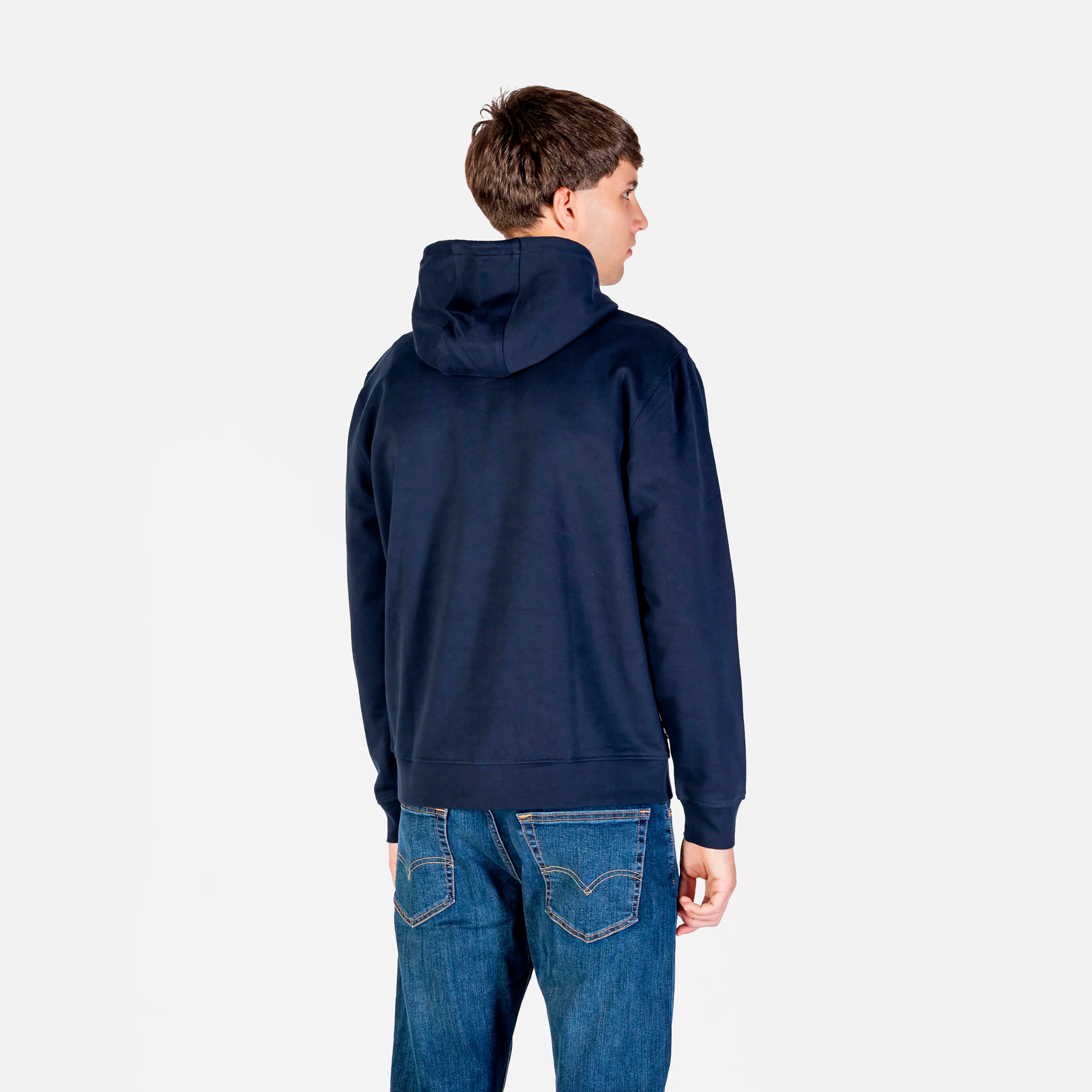 AQUASCUTUM FELPA SMALL LOGO HOODIE FLEECE