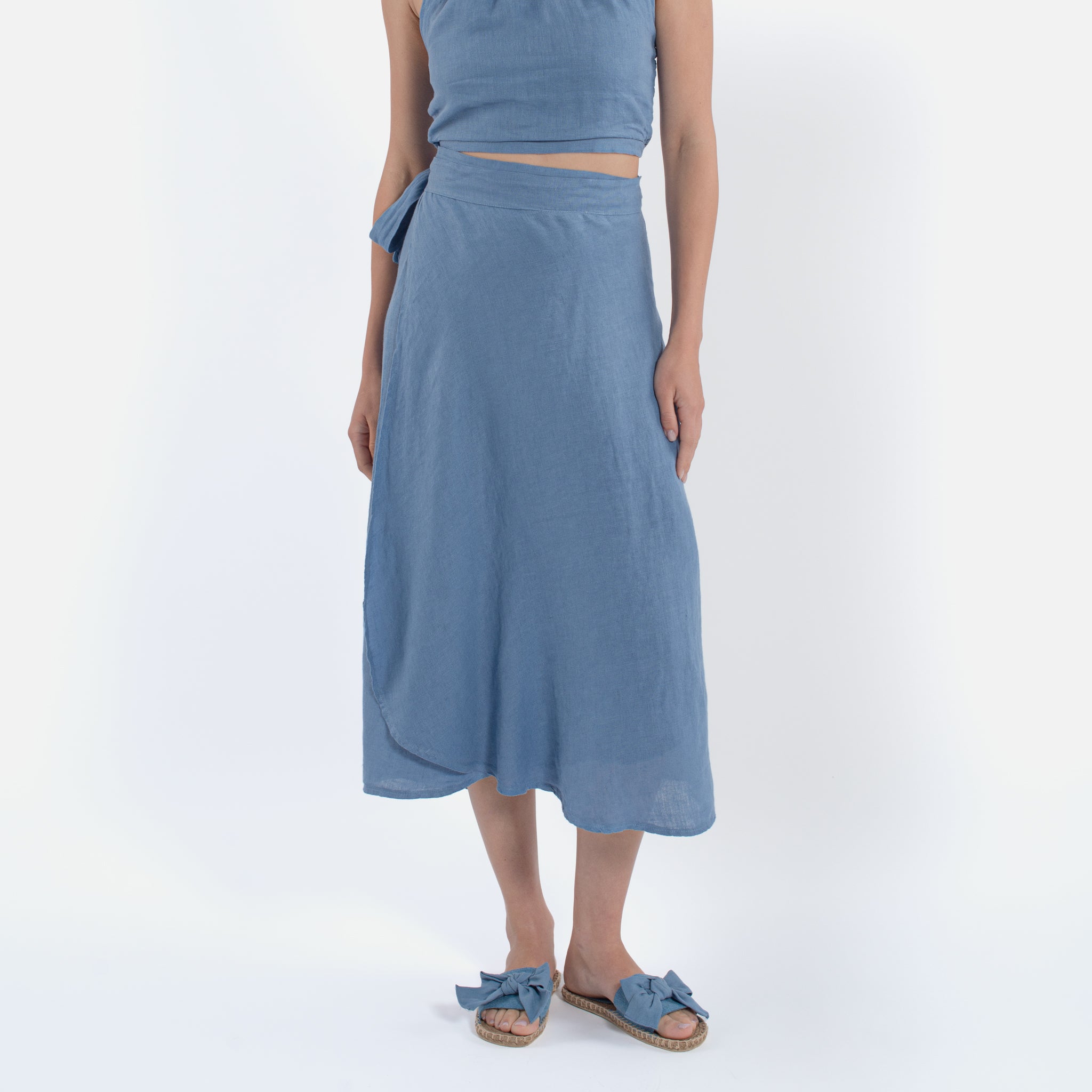 ACANFORA GONNA PORTAFOGLIO LINO