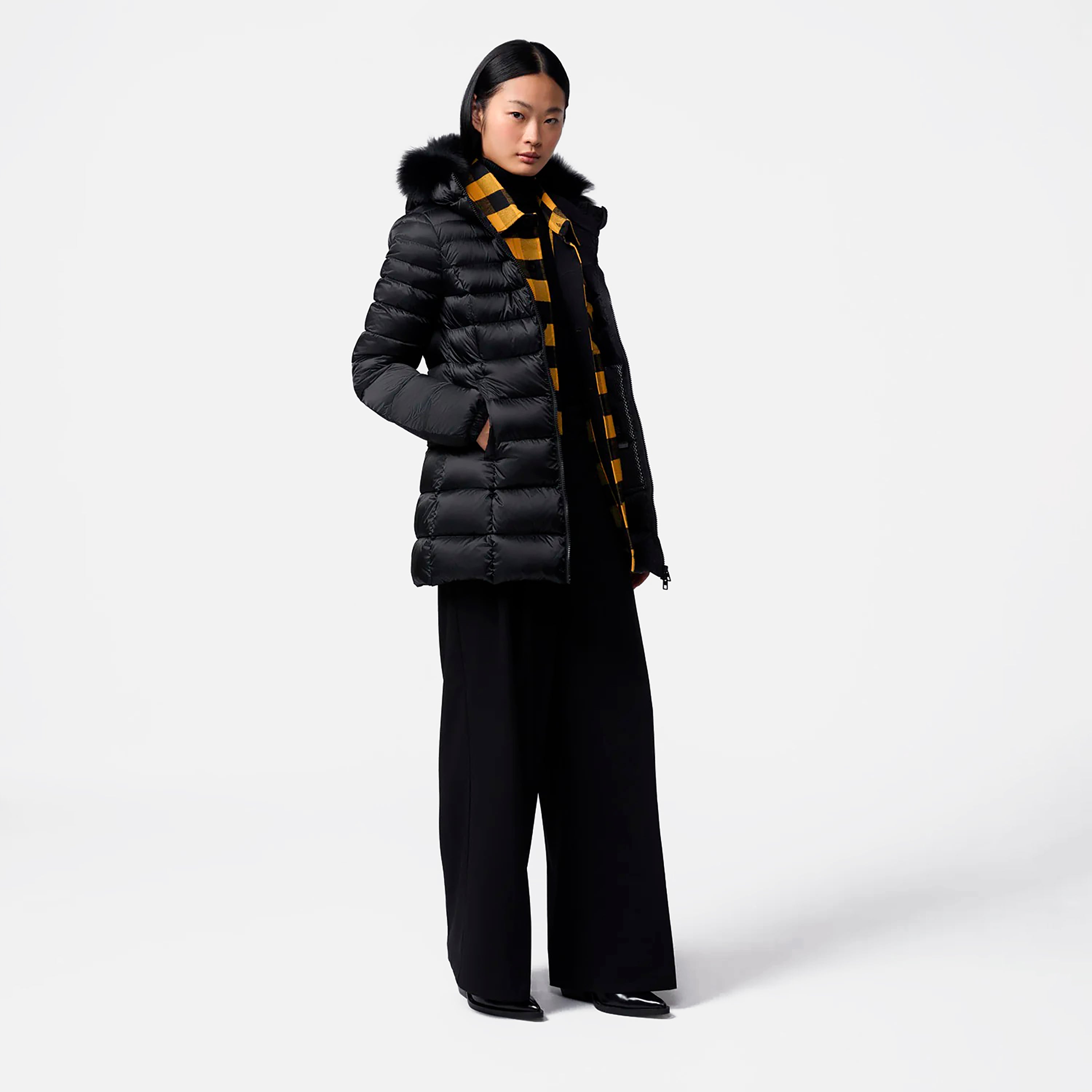 REFRIGIWEAR GIUBBINO LONG MEAD FUR JACKET