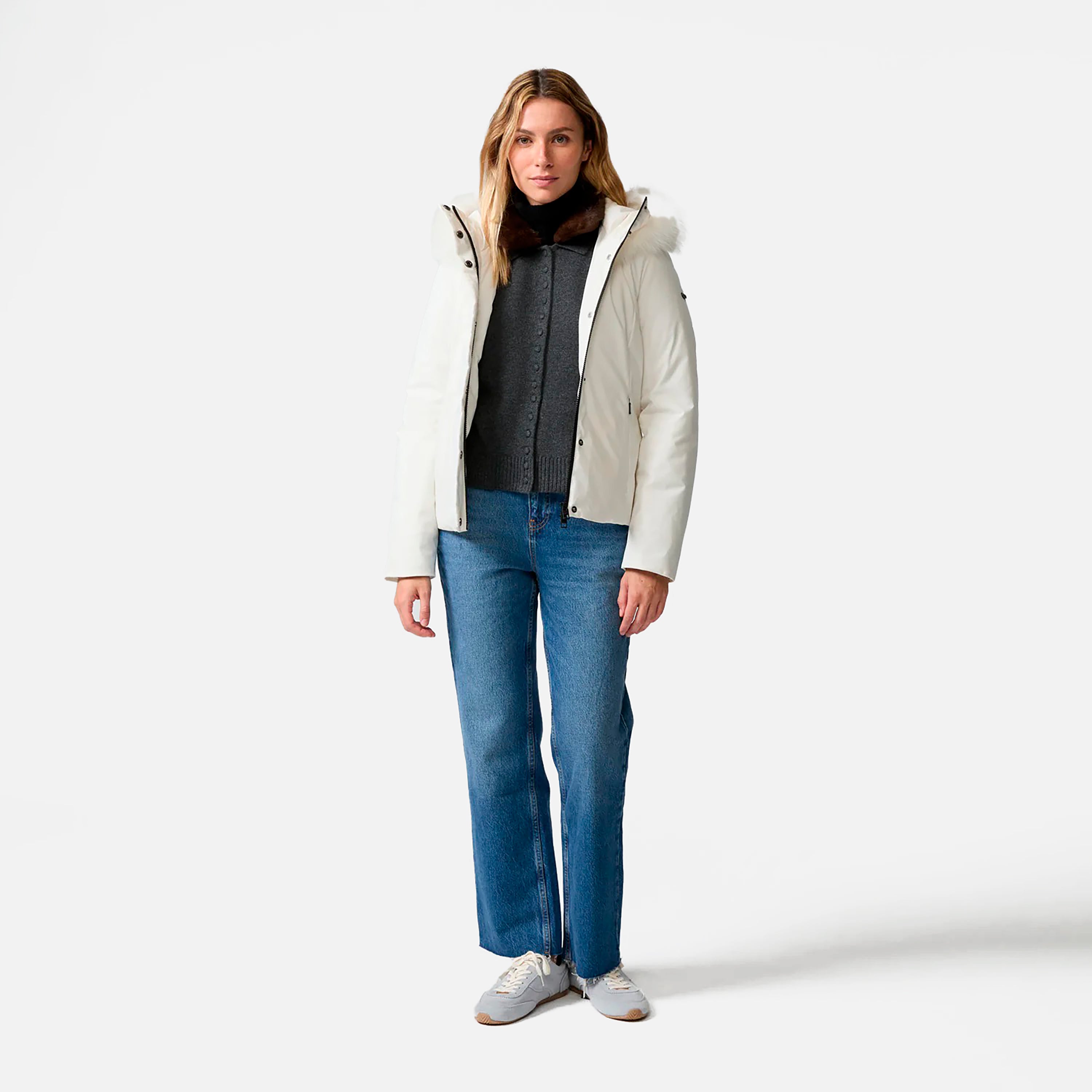 REFRIGIWEAR GIUBBINO SHORT LADY TECH FUR JACKET