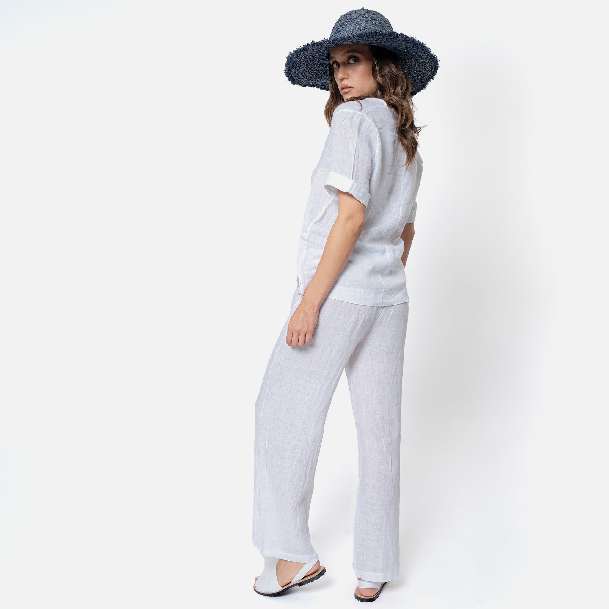 ACANFORA LINEN TROUSERS