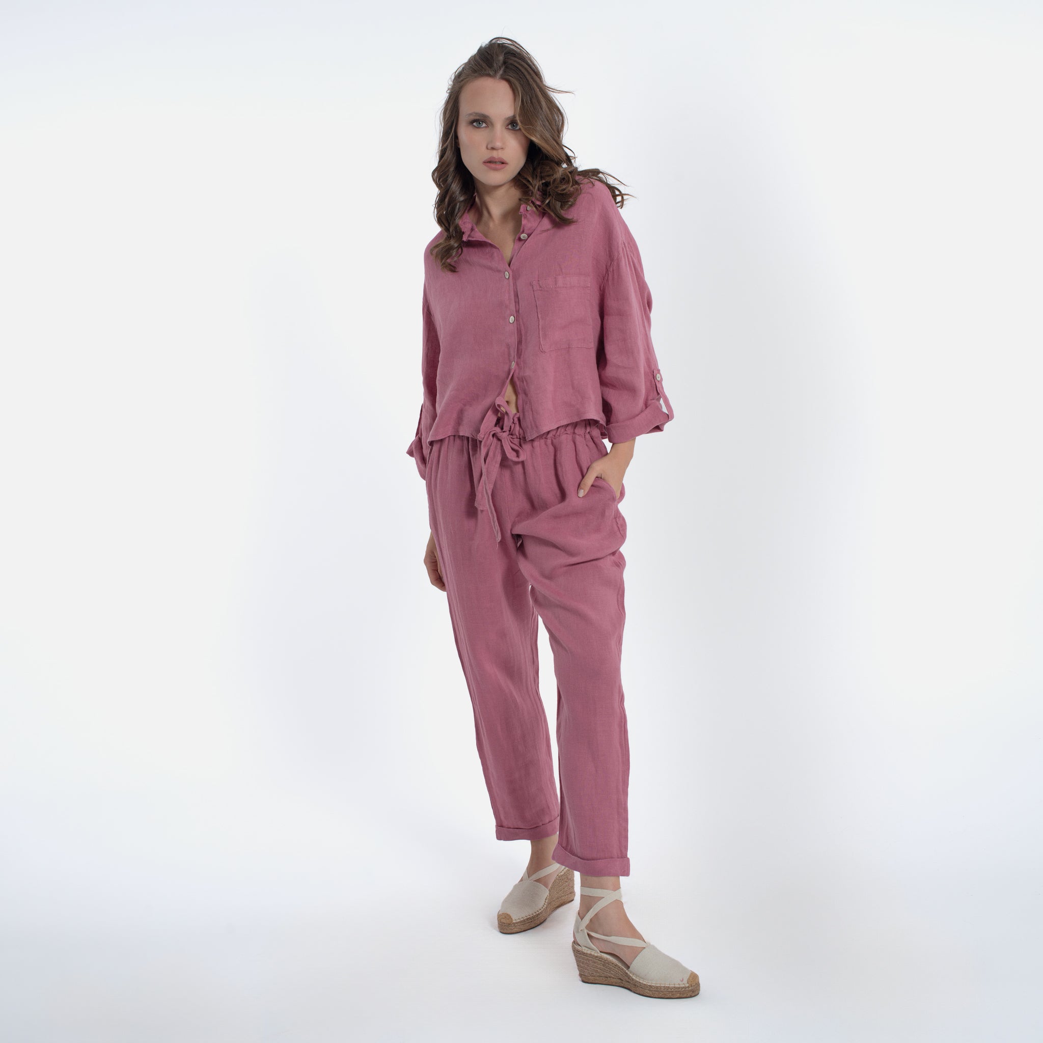 ACANFORA PANTALONE LINO