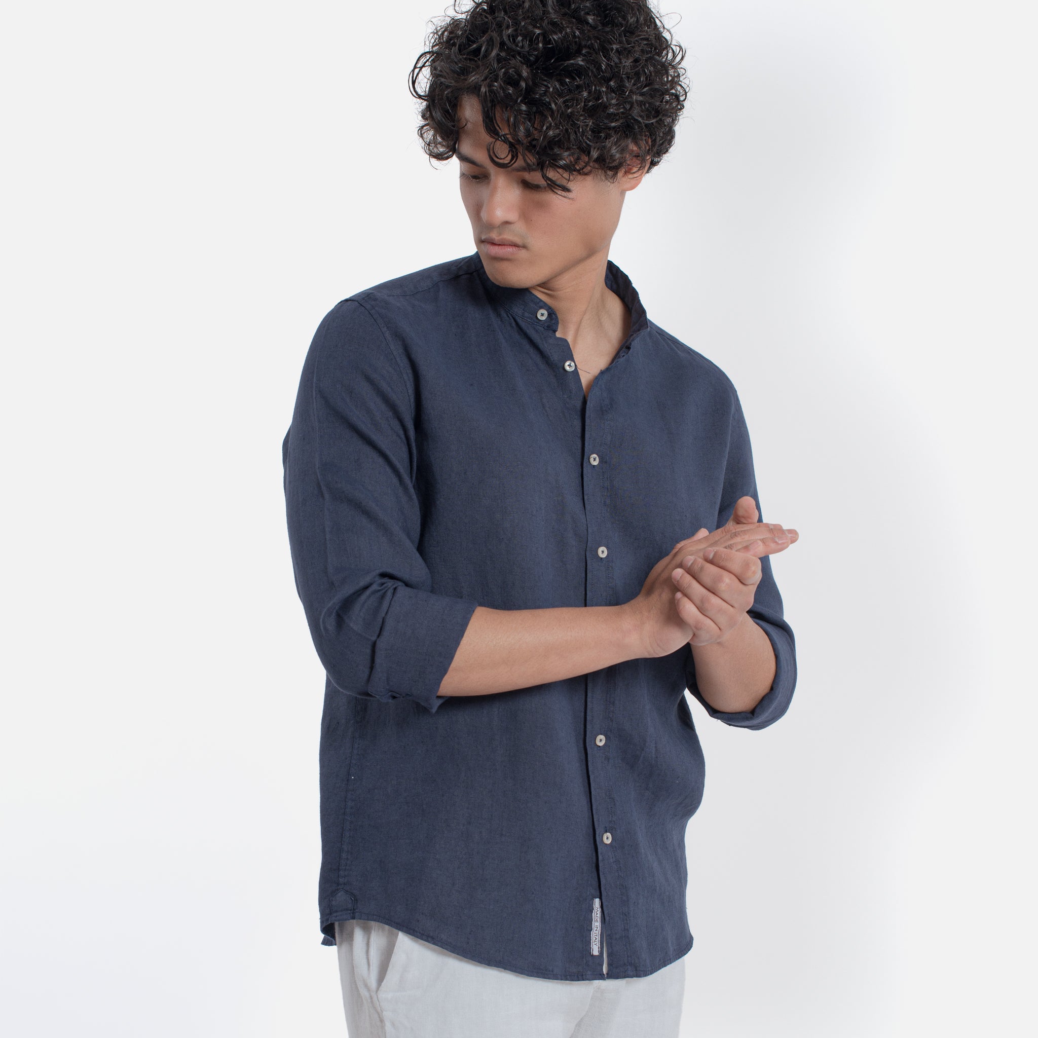 ACANFORA CAMICIA COREANA LINO