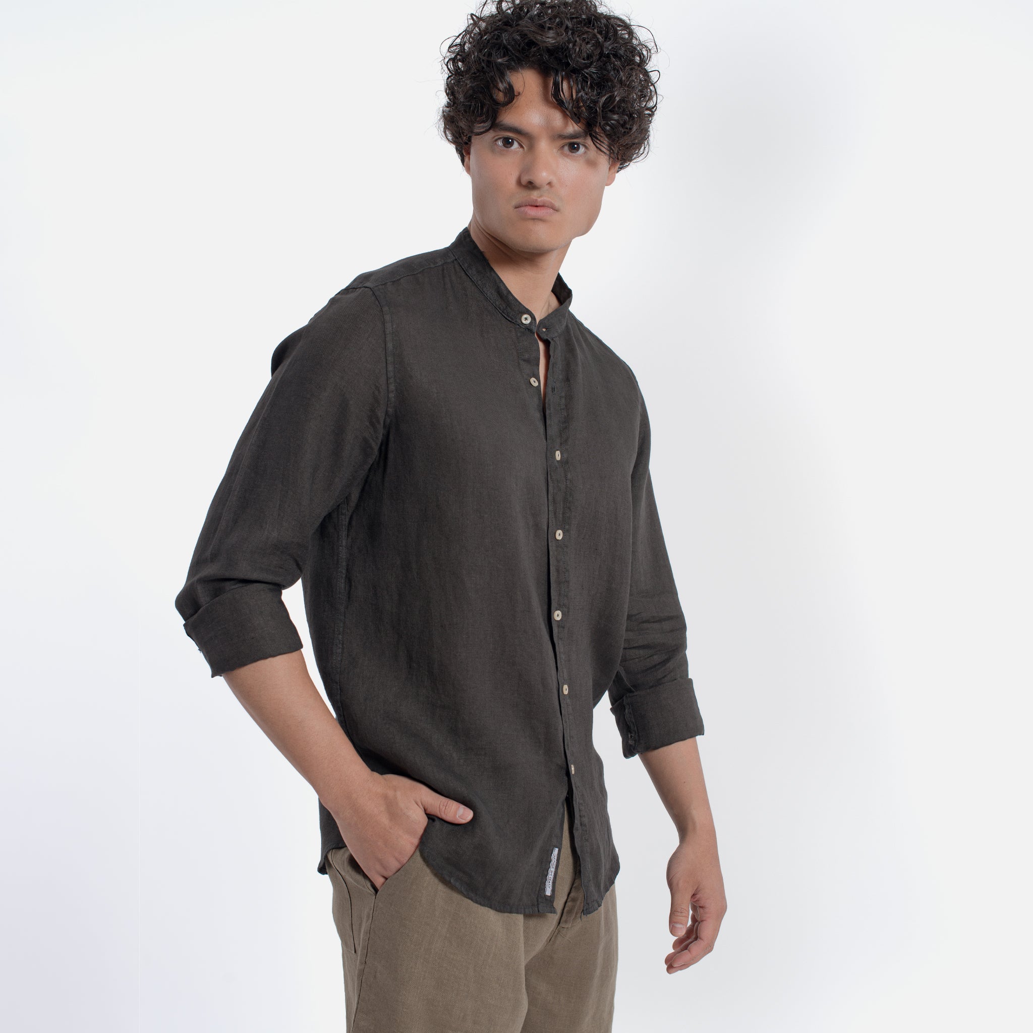 ACANFORA CAMICIA COREANA LINO