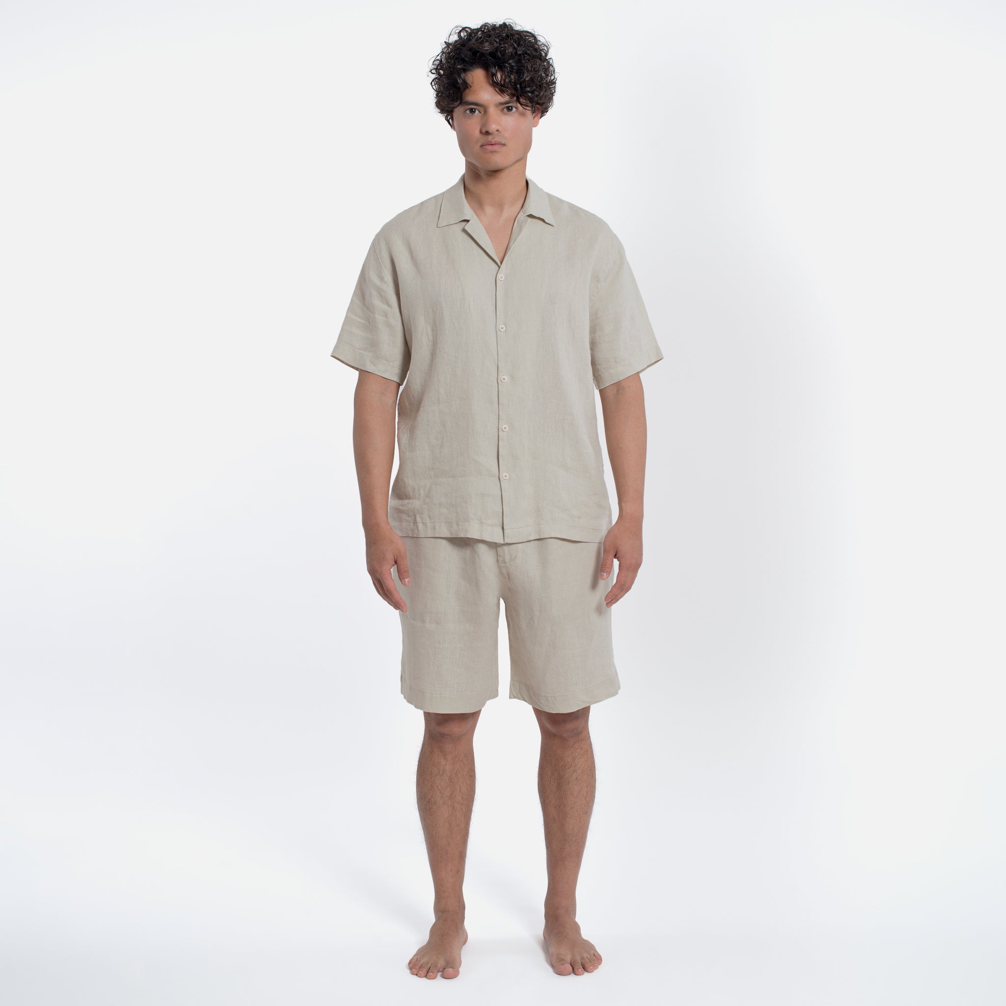 ACANFORA CAMICIA LINO COLLO ITALIA