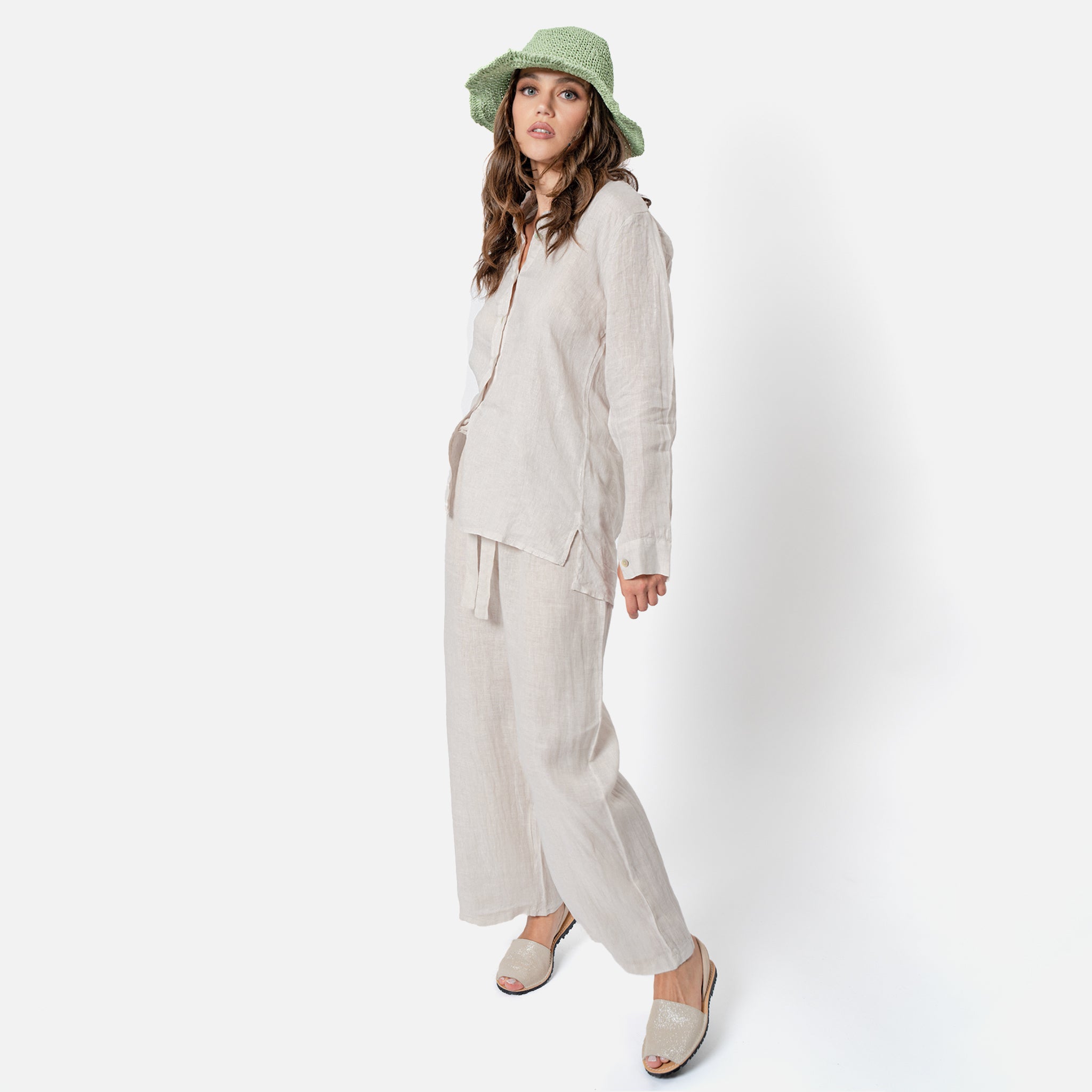 ACANFORA LINEN TROUSERS