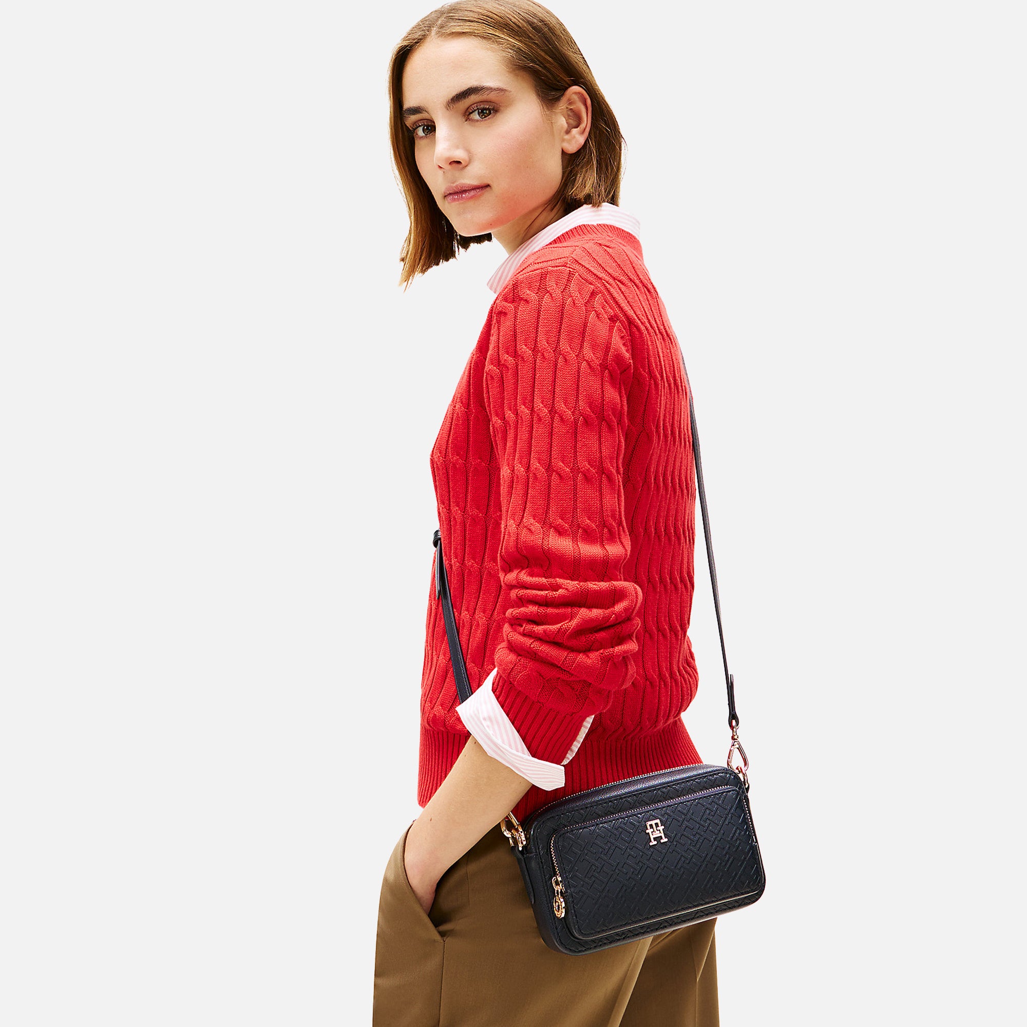 TOMMY HILFIGER BORSA TH ICON CAMERA BAG MONO