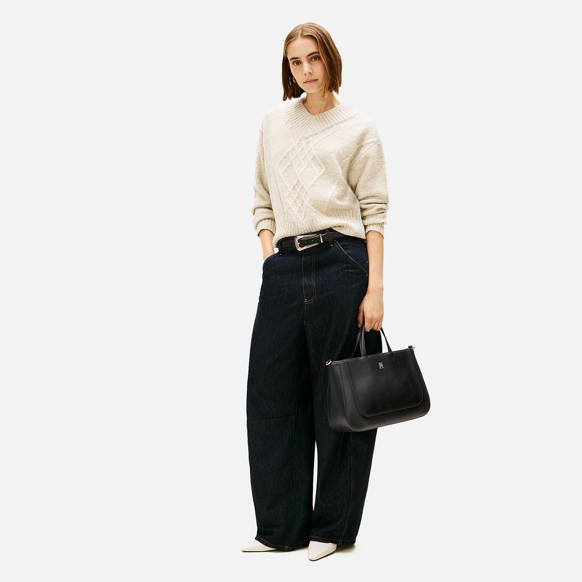 TOMMY HILFIGER BORSA TH GLAM SATCHEL