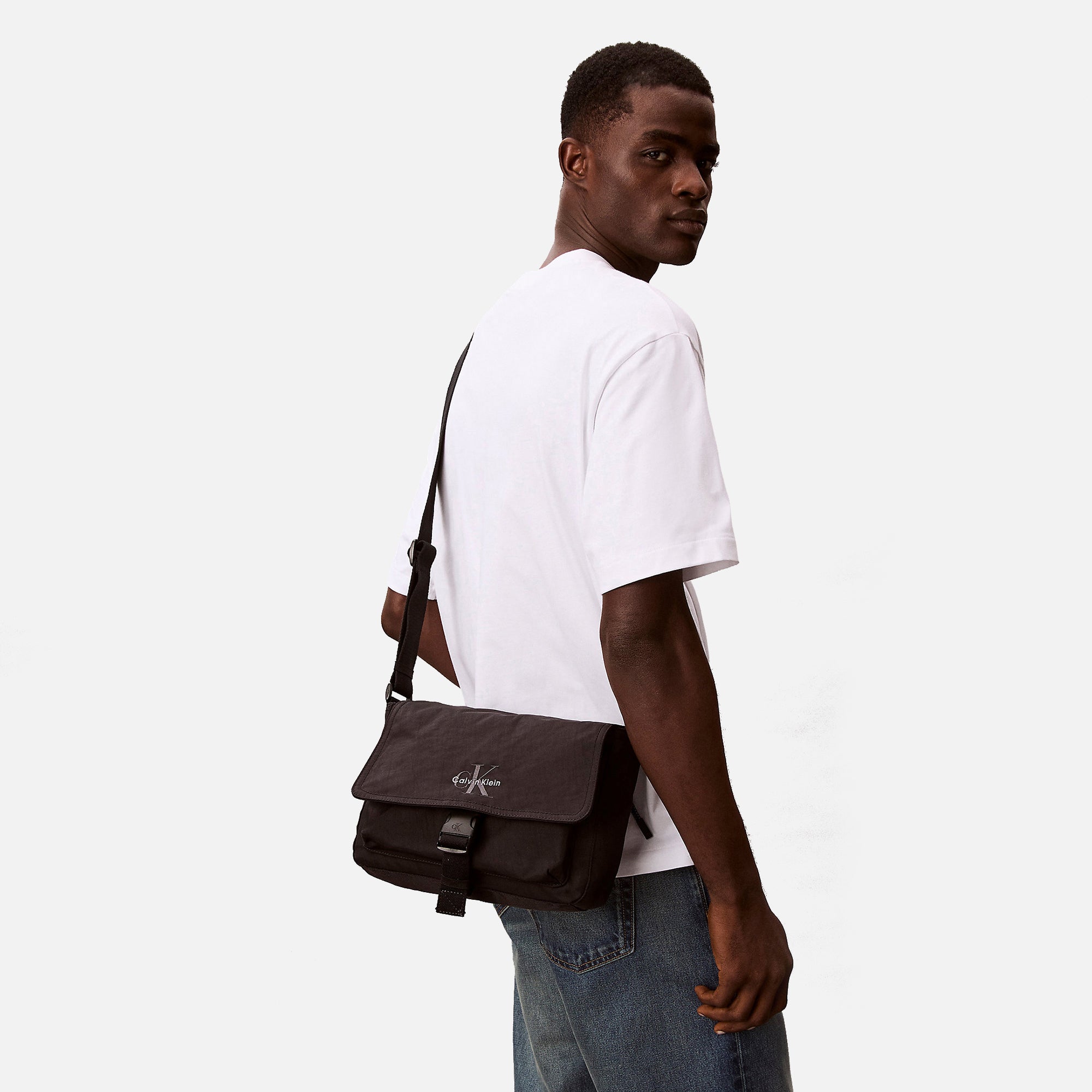 CALVIN KLEIN BORSA BOLD FLAP MESSENGER