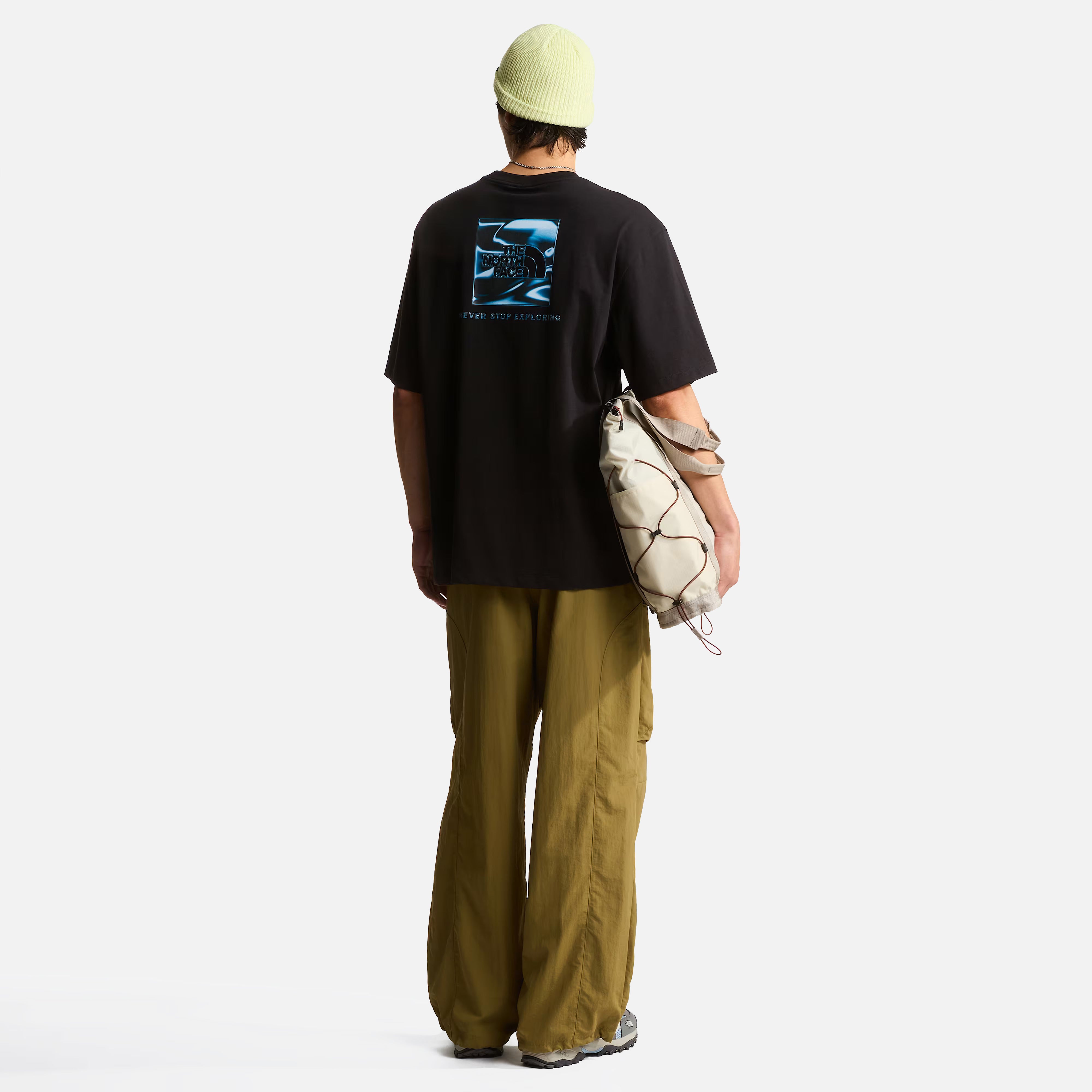 THE NORTH FACE T-SHIRT M LIQUID BOX NSE OVERSIZE SHORT SLEEVE T