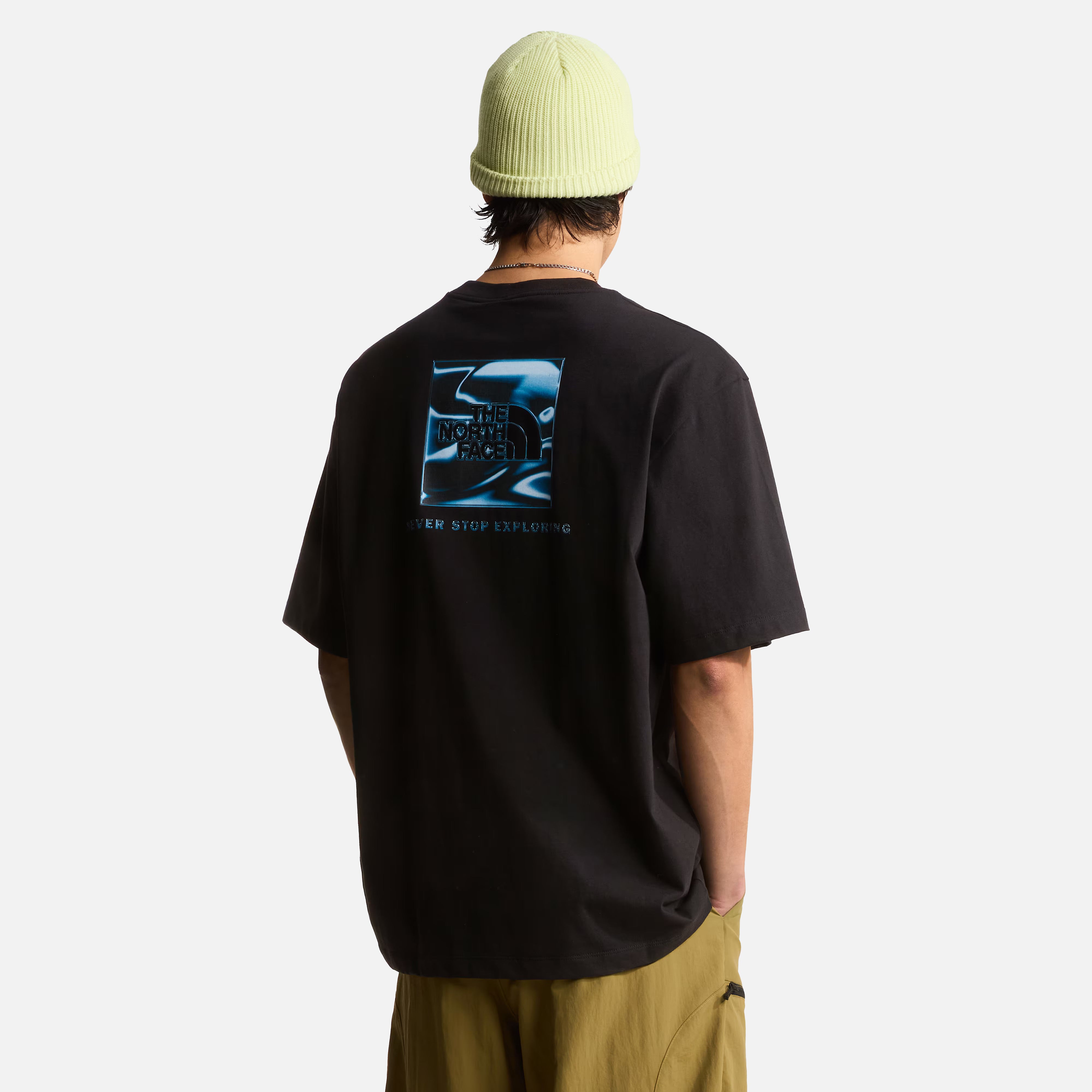 THE NORTH FACE T-SHIRT M LIQUID BOX NSE OVERSIZE SHORT SLEEVE T