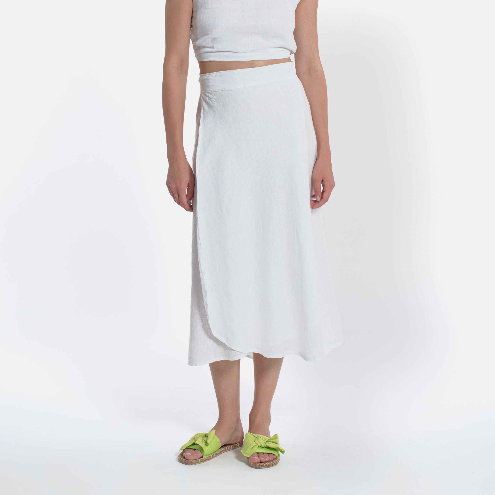 ACANFORA LINEN WALLET SKIRT