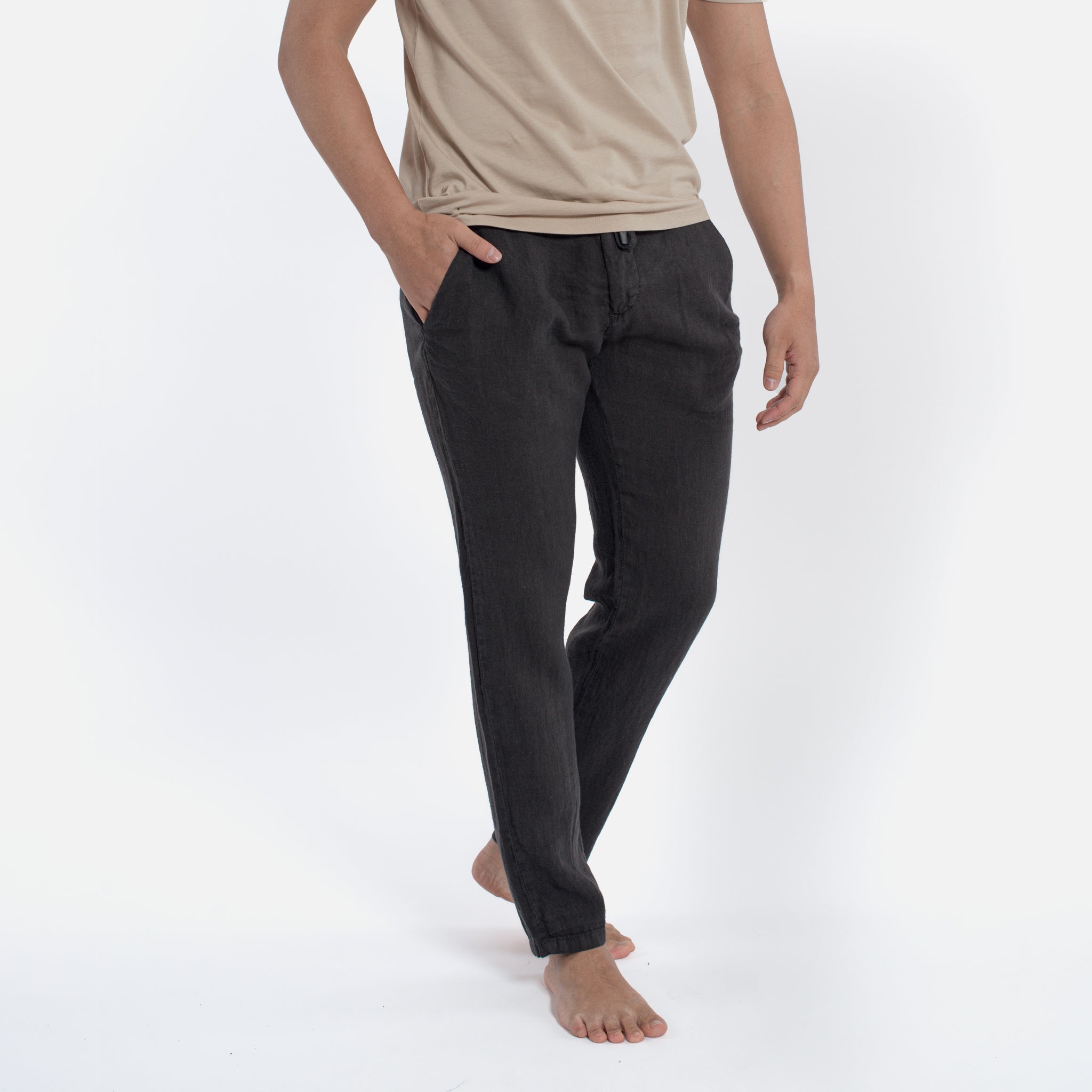 ACANPHORA LINEN TROUSERS