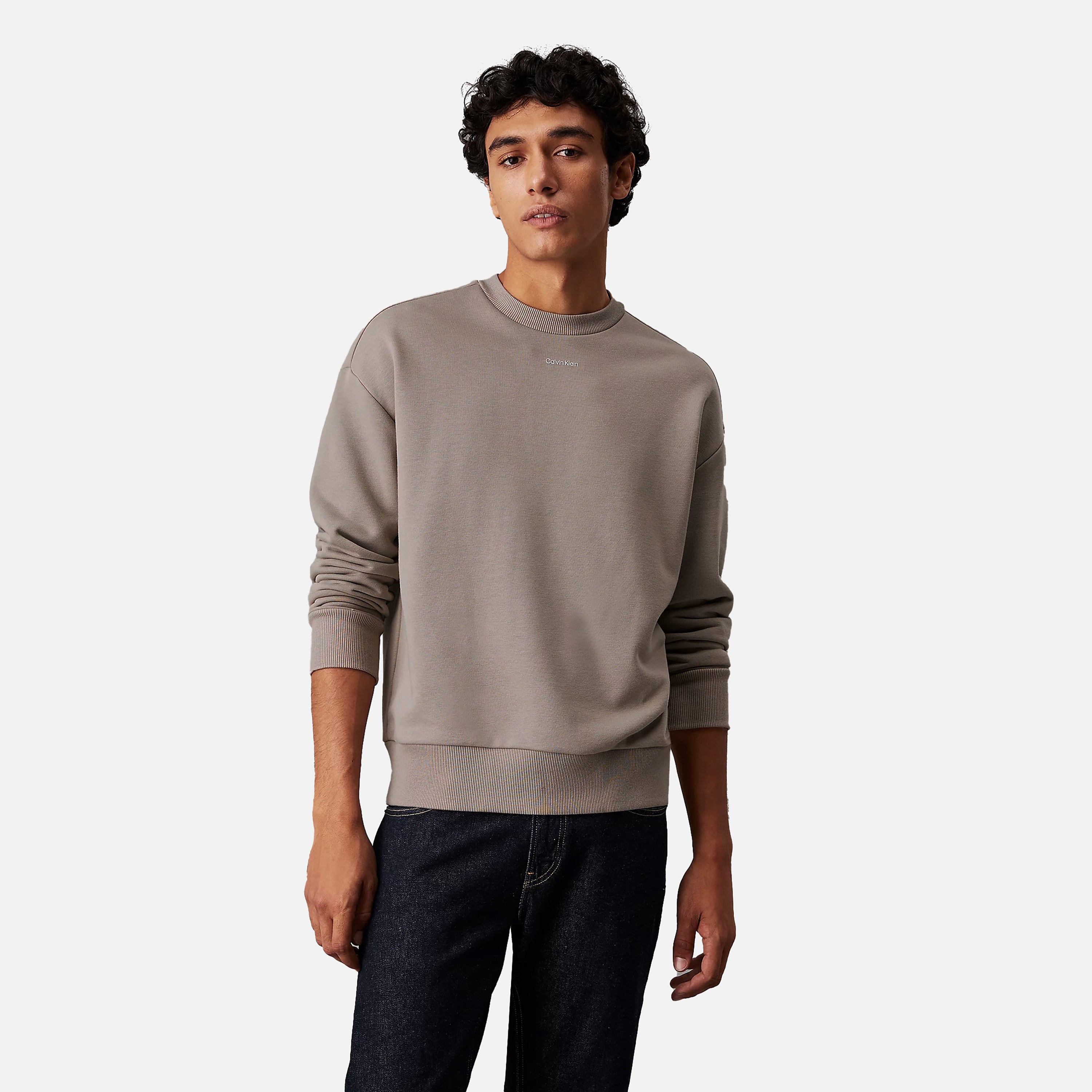 CALVIN KLEIN FELPA NANO LOGO SWEATSHIRT