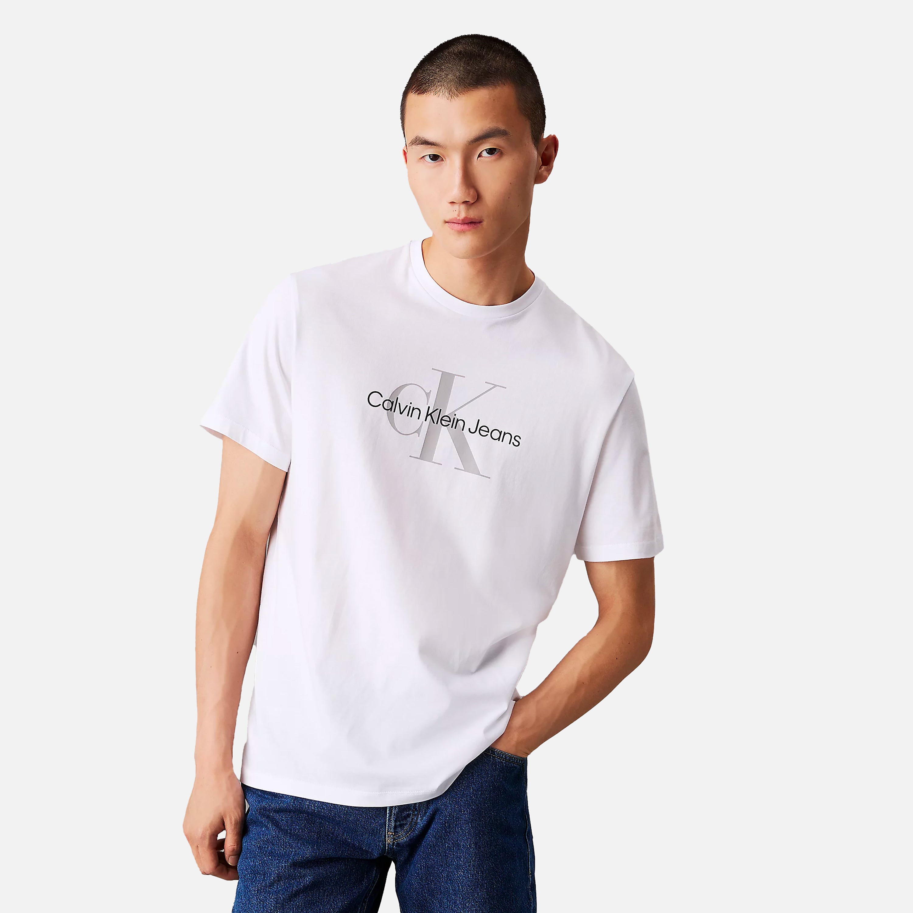 CALVIN JEANS T-SHIRT SS HERO MONOGRAM TEE