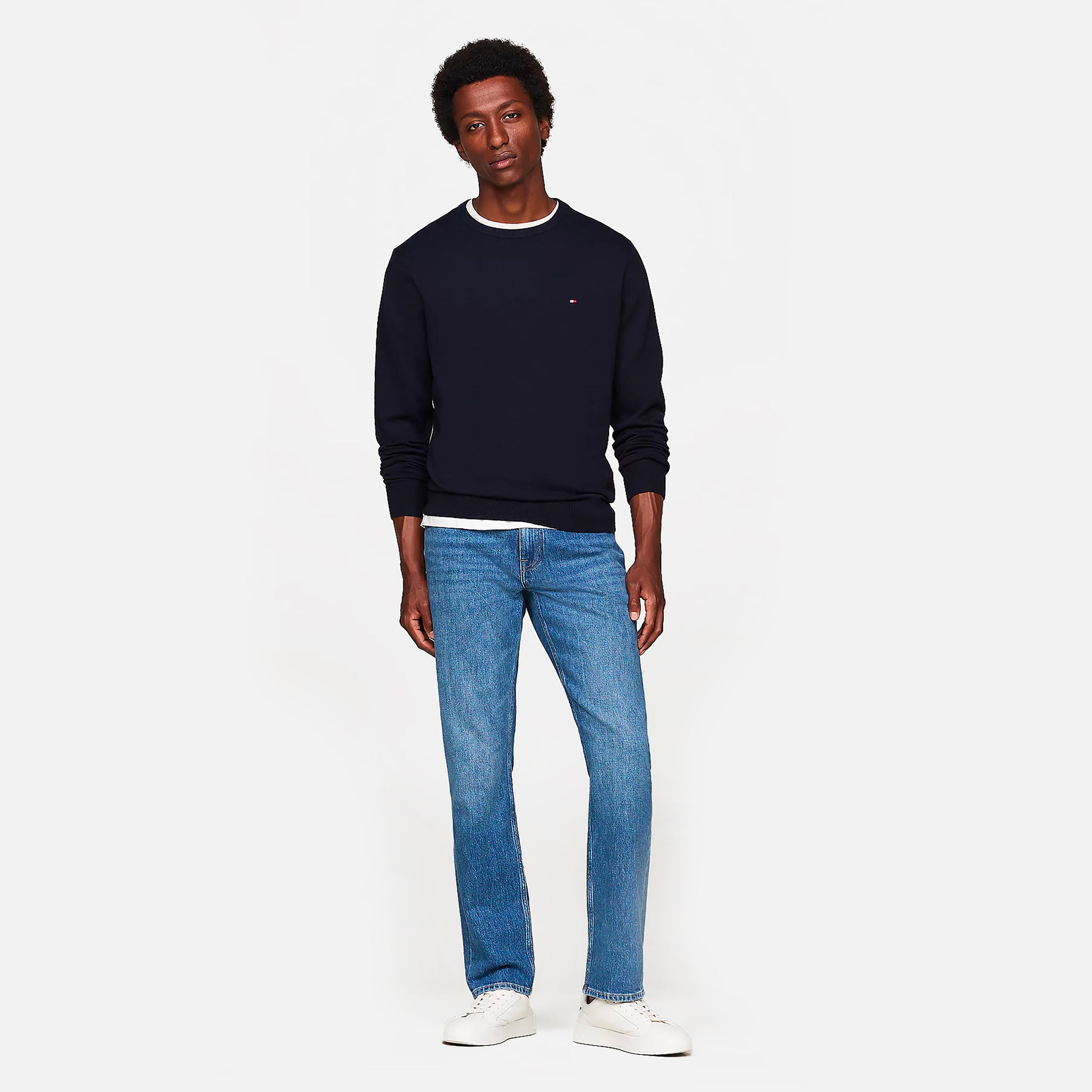 TOMMY HILFIGER MAGLIONE CORE ESSENTIAL COTTO