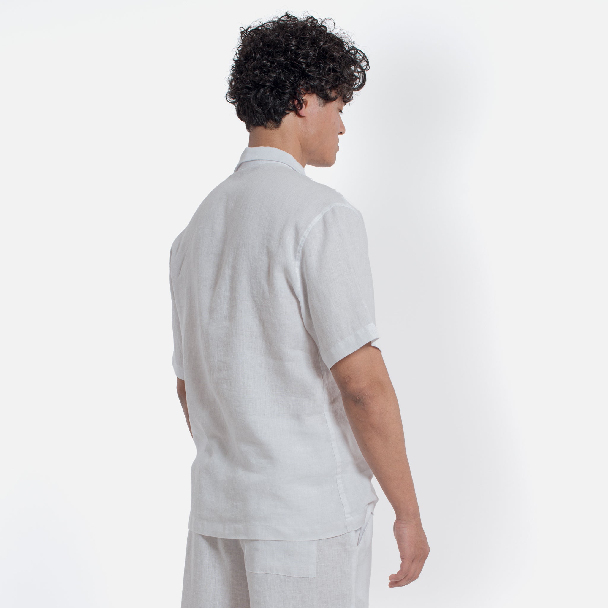 ACANFORA LINEN SHIRT ITALIAN COLLAR